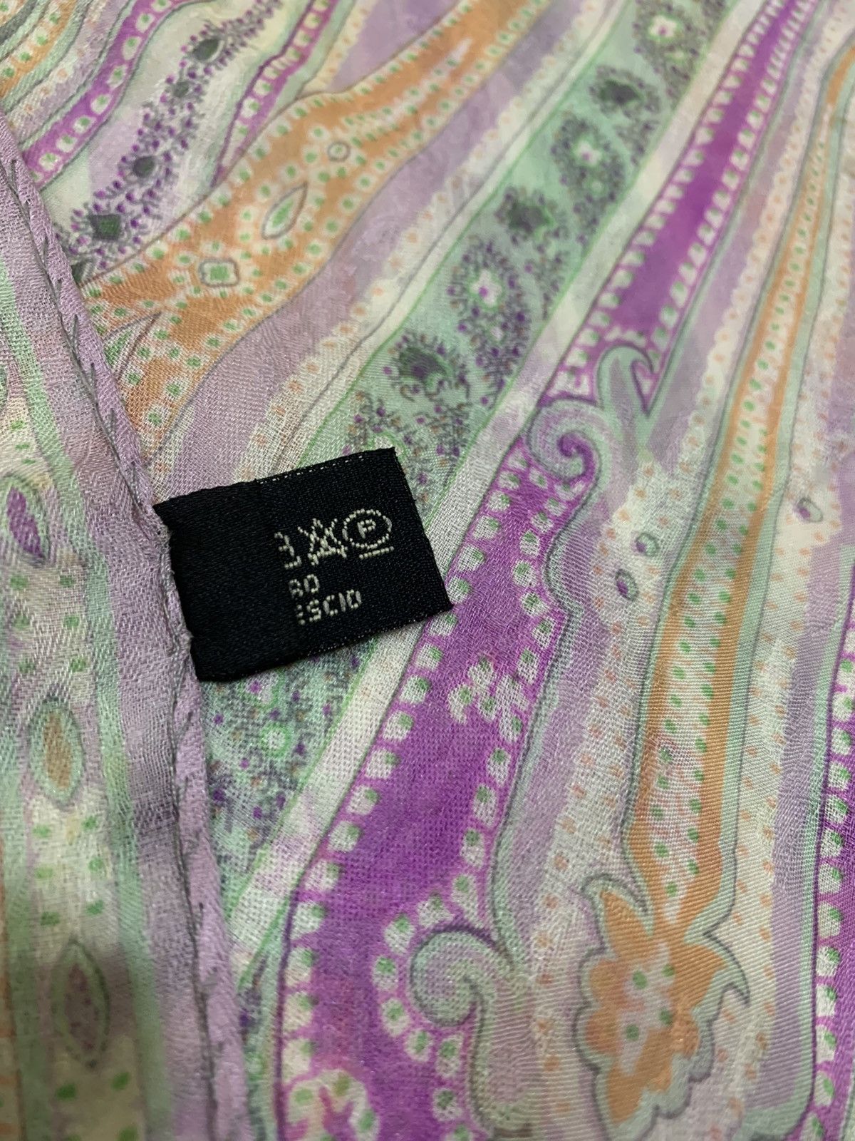 Etro PAISLEY ETRO SILK SCARF Size ONE SIZE - 6 Thumbnail