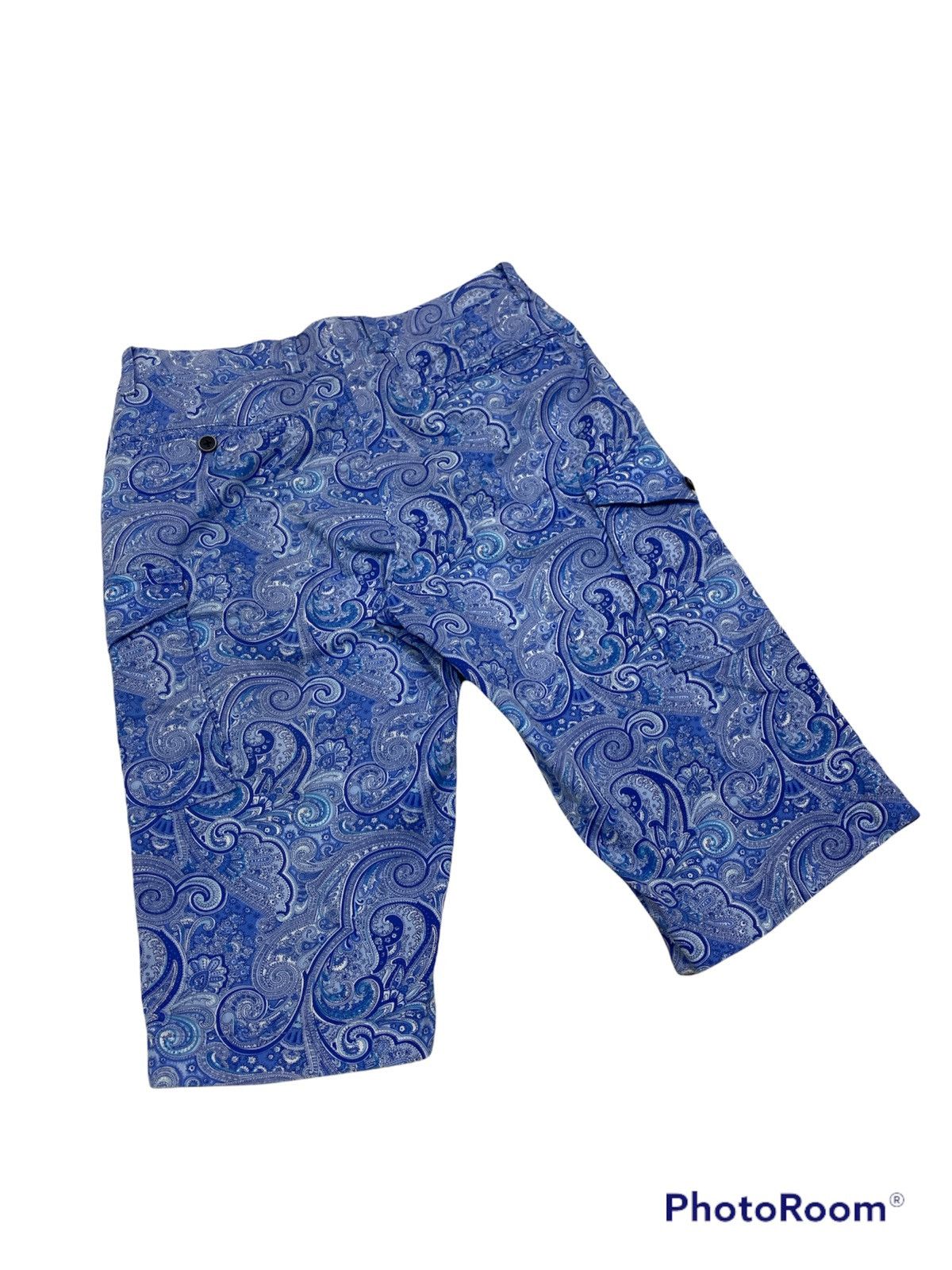 Maurizio Baldassari VINTAGE MAURIZIO BALADDARI PAISLEY CARGO PANTS Size US 31 - 4 Thumbnail