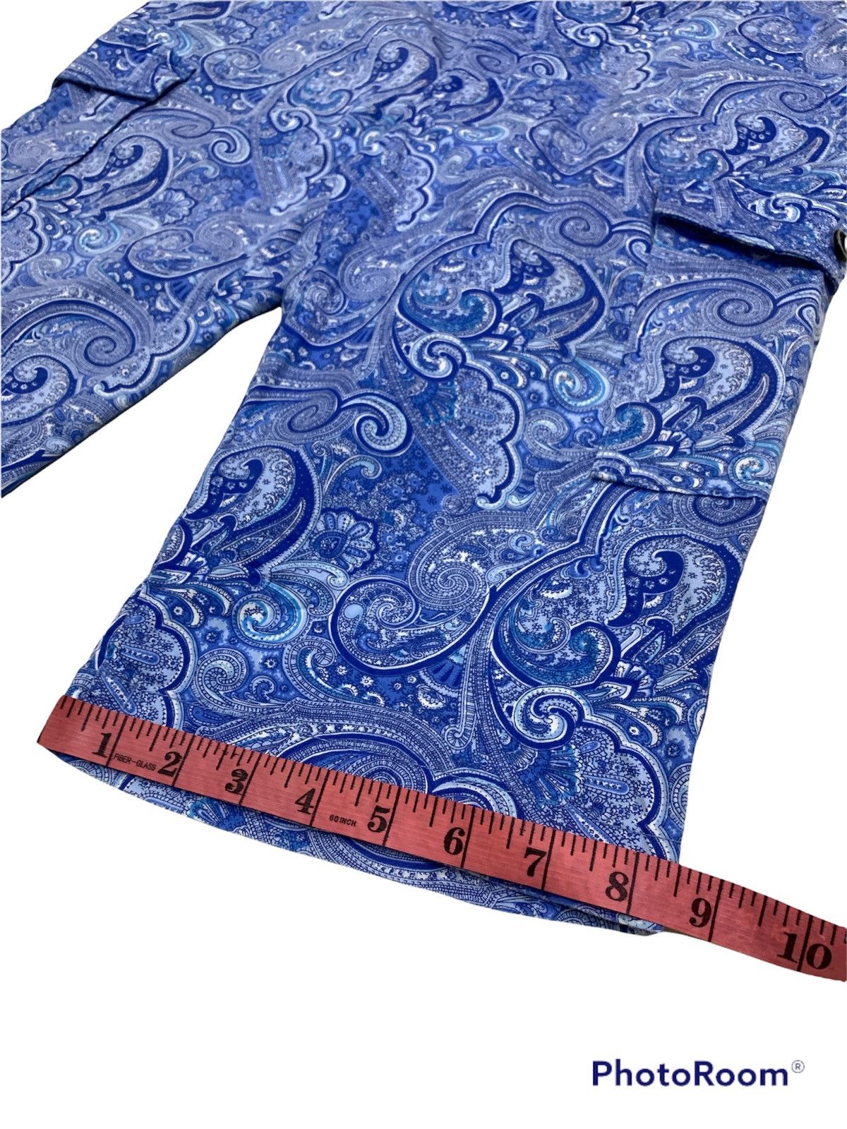Maurizio Baldassari VINTAGE MAURIZIO BALADDARI PAISLEY CARGO PANTS Size US 31 - 3 Thumbnail