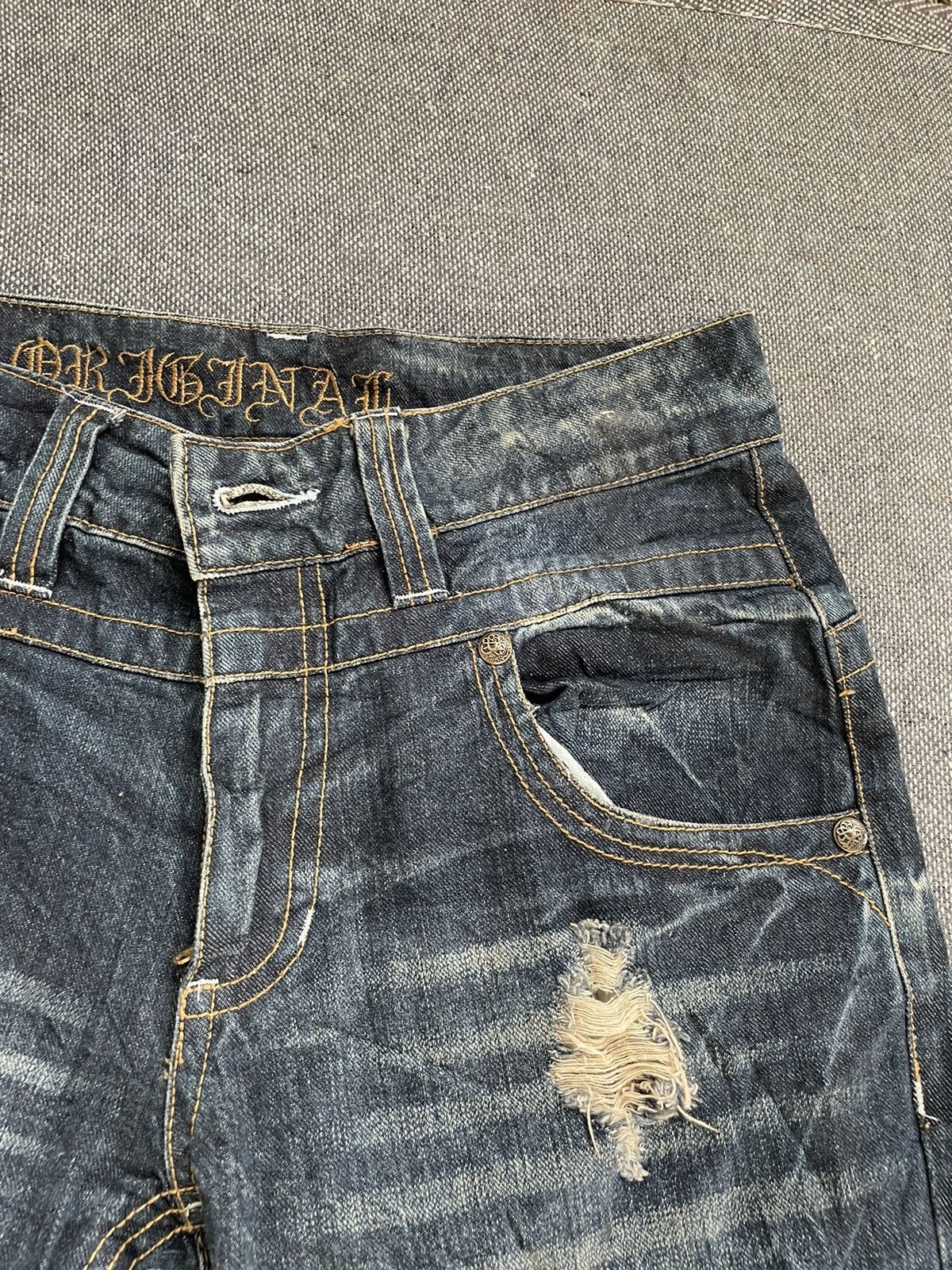 Japanese Brand Flare Original Jeans Distressed Jeans Size US 32 / EU 48 - 9 Thumbnail
