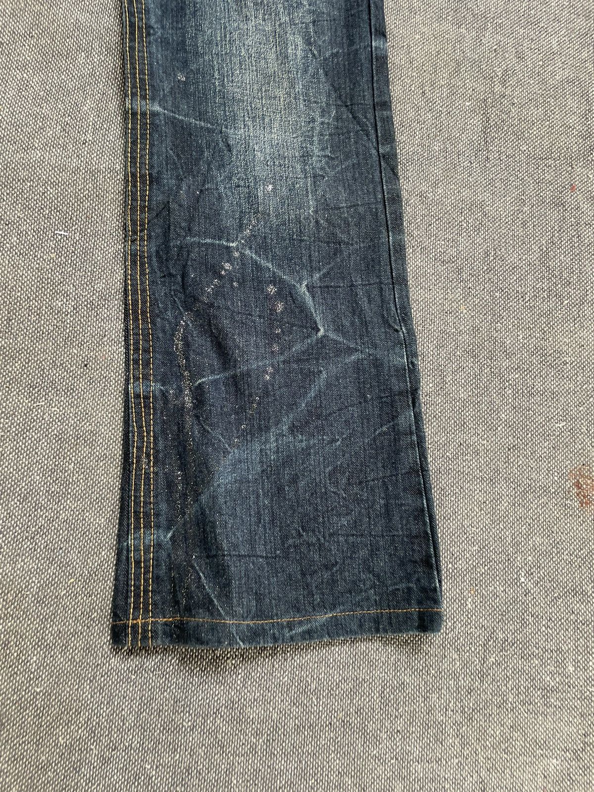 Japanese Brand Flare Original Jeans Distressed Jeans Size US 32 / EU 48 - 5 Thumbnail