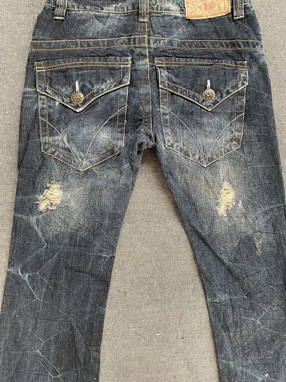 Japanese Brand Flare Original Jeans Distressed Jeans Size US 32 / EU 48 - 12 Thumbnail