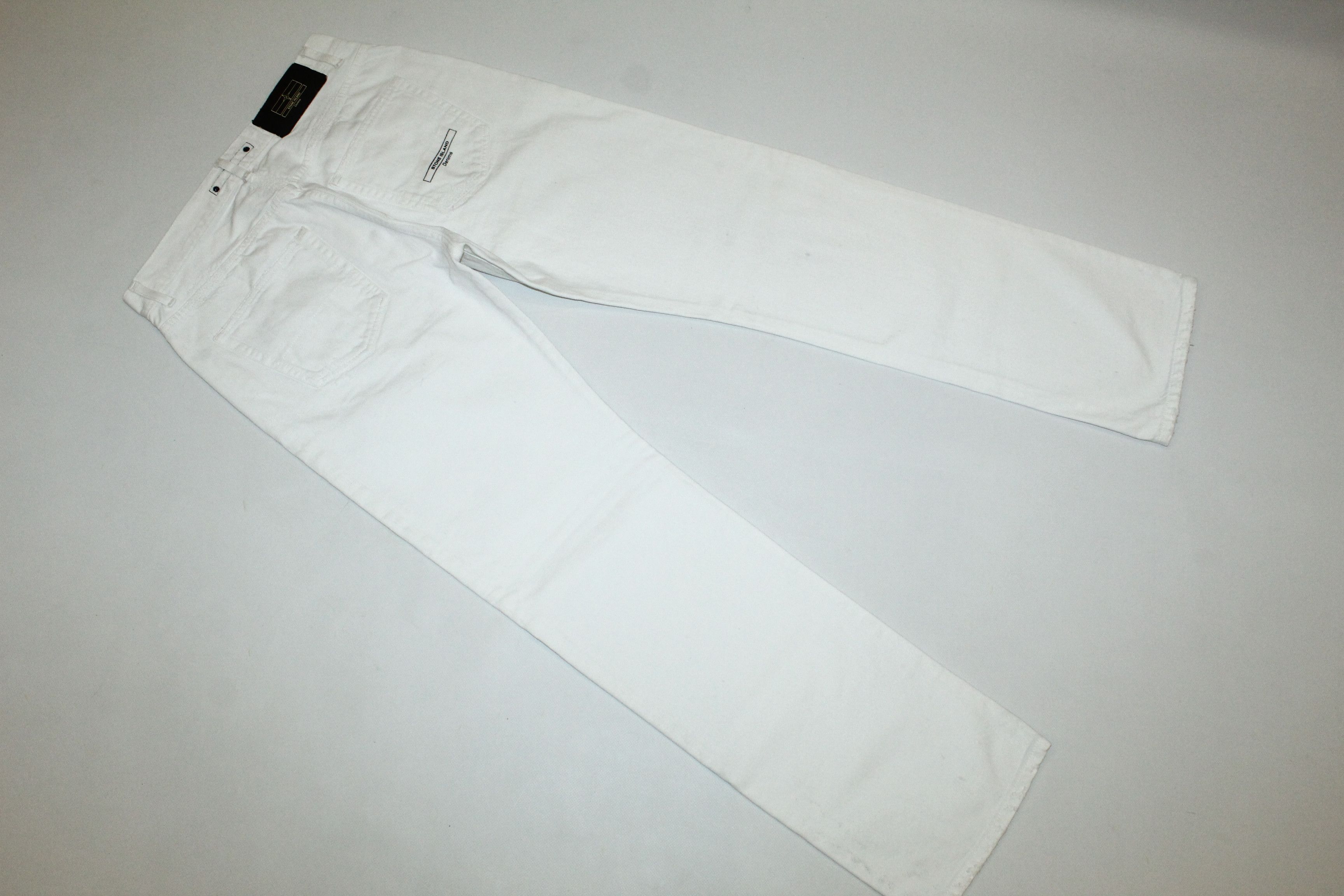 Stone Island Stone Island Denims Signature White Denim Baggy Jeans Size US 32 / EU 48 - 3 Thumbnail