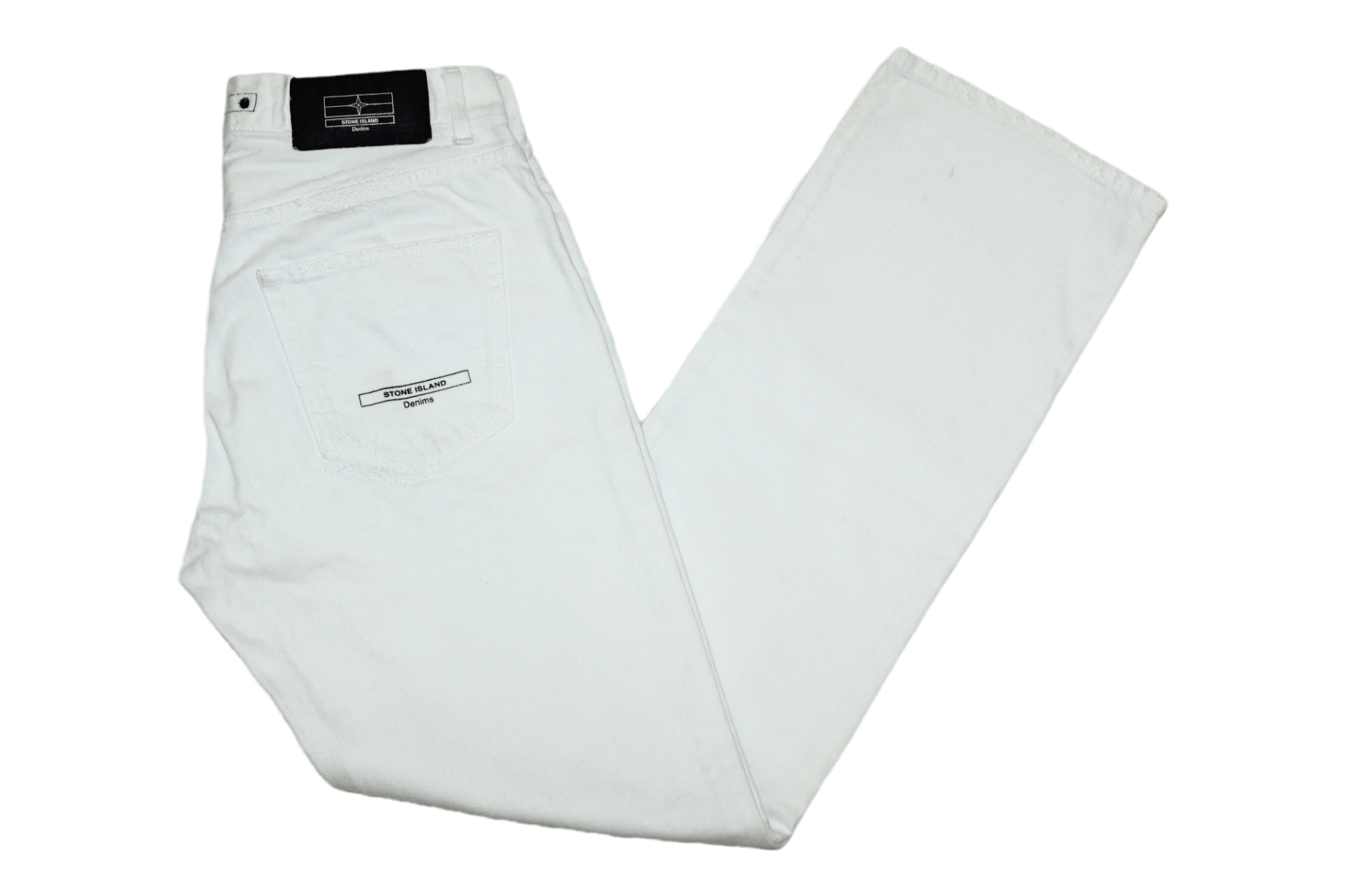Stone Island Stone Island Denims Signature White Denim Baggy Jeans Size US 32 / EU 48 - 1 Thumbnail