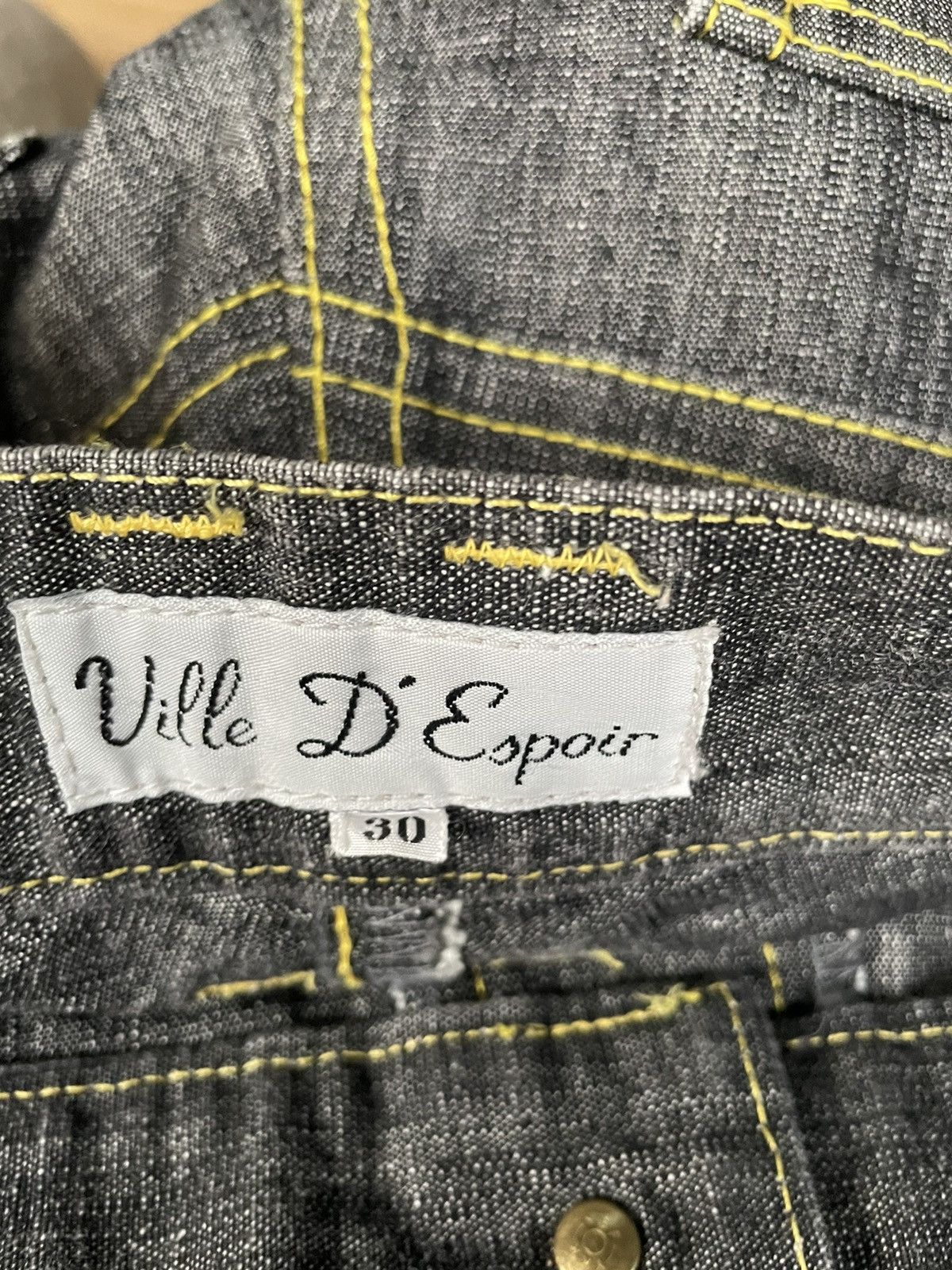 Designer × Japanese Brand × Matsuda Flare Jeans Ville D’Espoir denim Jeans Made in Japan Size US 32 / EU 48 - 13 Thumbnail