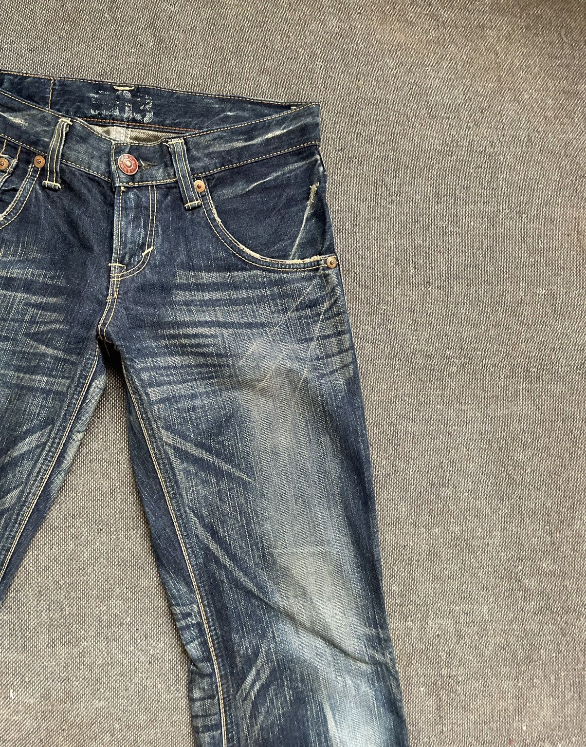 Edwin × Japanese Brand Vintage Flare Edwin Blue Trip 505 Jeans Made In Japan Size US 30 / EU 46 - 3 Thumbnail