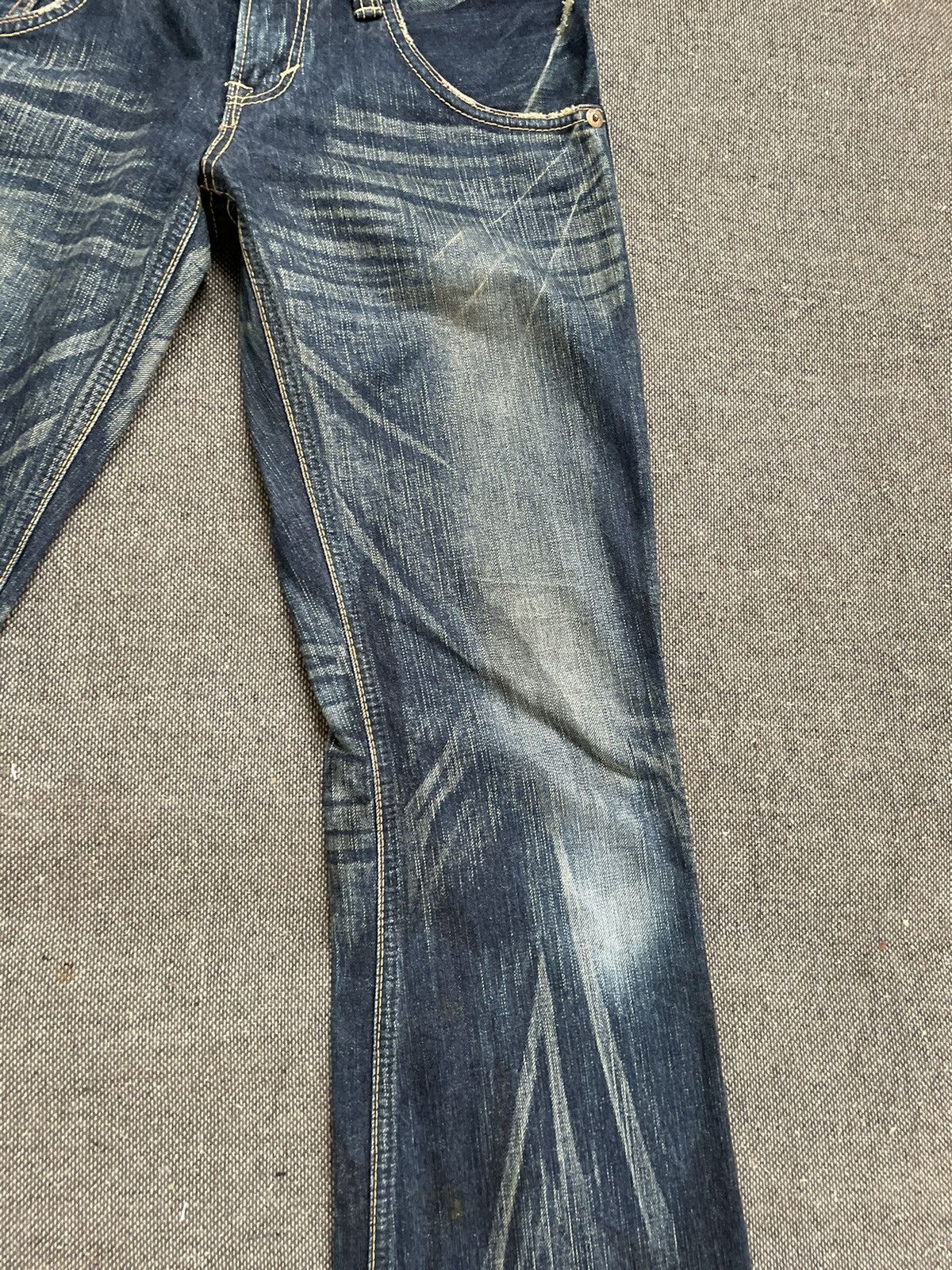 Edwin × Japanese Brand Vintage Flare Edwin Blue Trip 505 Jeans Made In Japan Size US 30 / EU 46 - 5 Thumbnail
