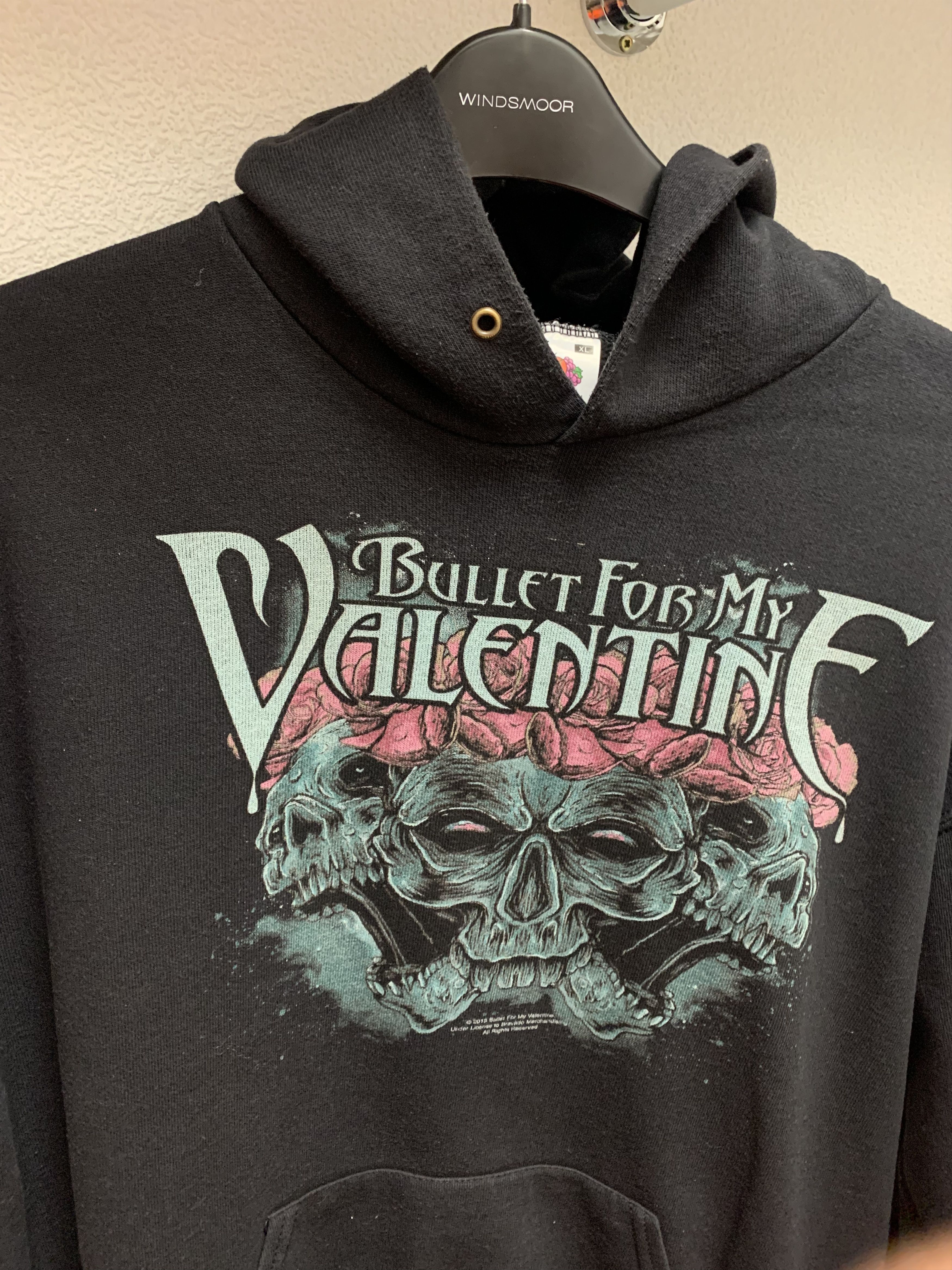 Band Tees Bullet for my Valentine black hoodie Xl 2013 big logo Size US XL / EU 56 / 4 - 4 Thumbnail