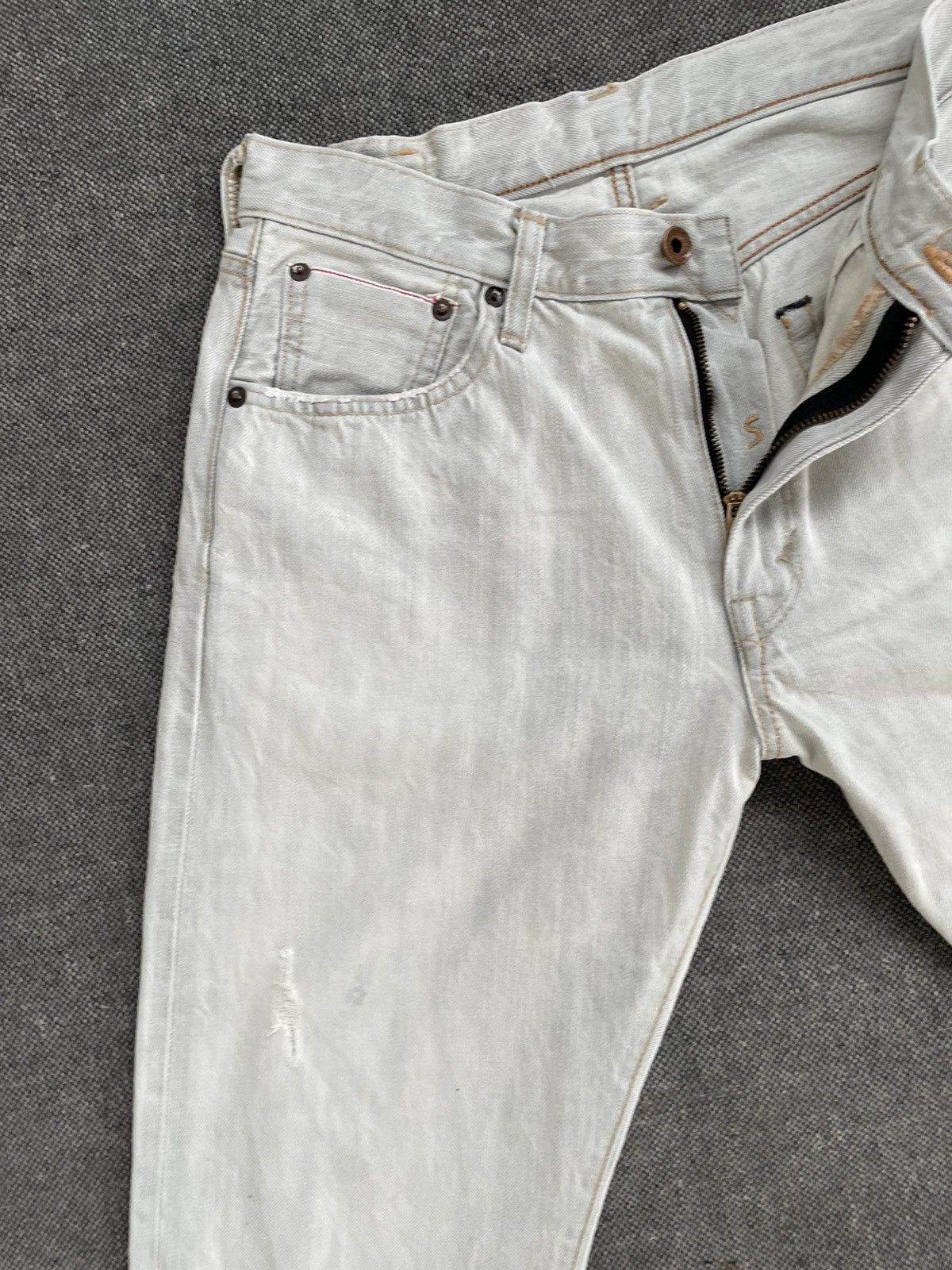 Edwin Flare Jeans Edwin Selvedge Distressed Jeans Made In Japan Size US 28 / EU 44 - 6 Thumbnail
