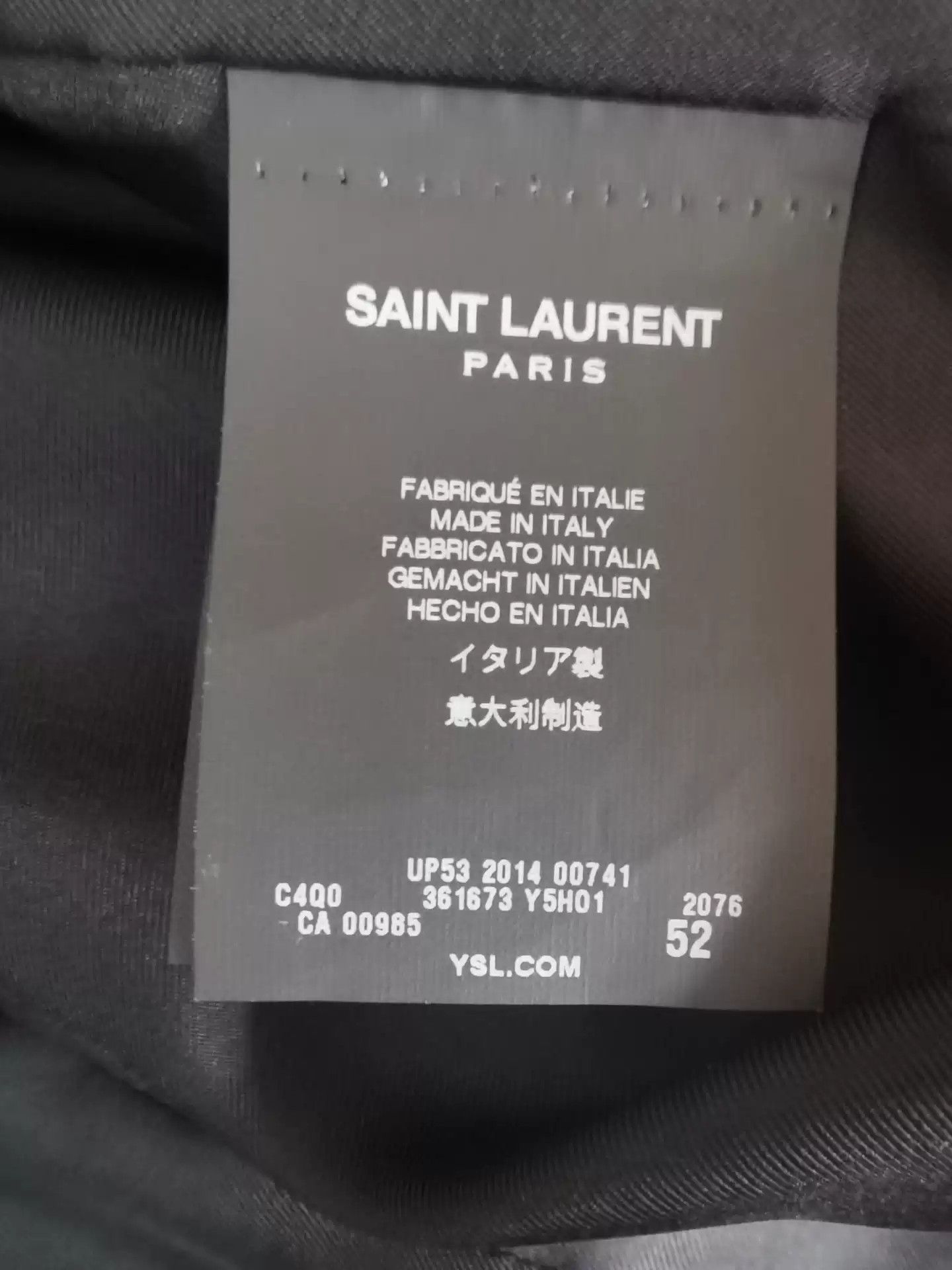 Saint Laurent Paris Saint Laurent show goatskin jacket Size US L / EU 52-54 / 3 - 5 Thumbnail