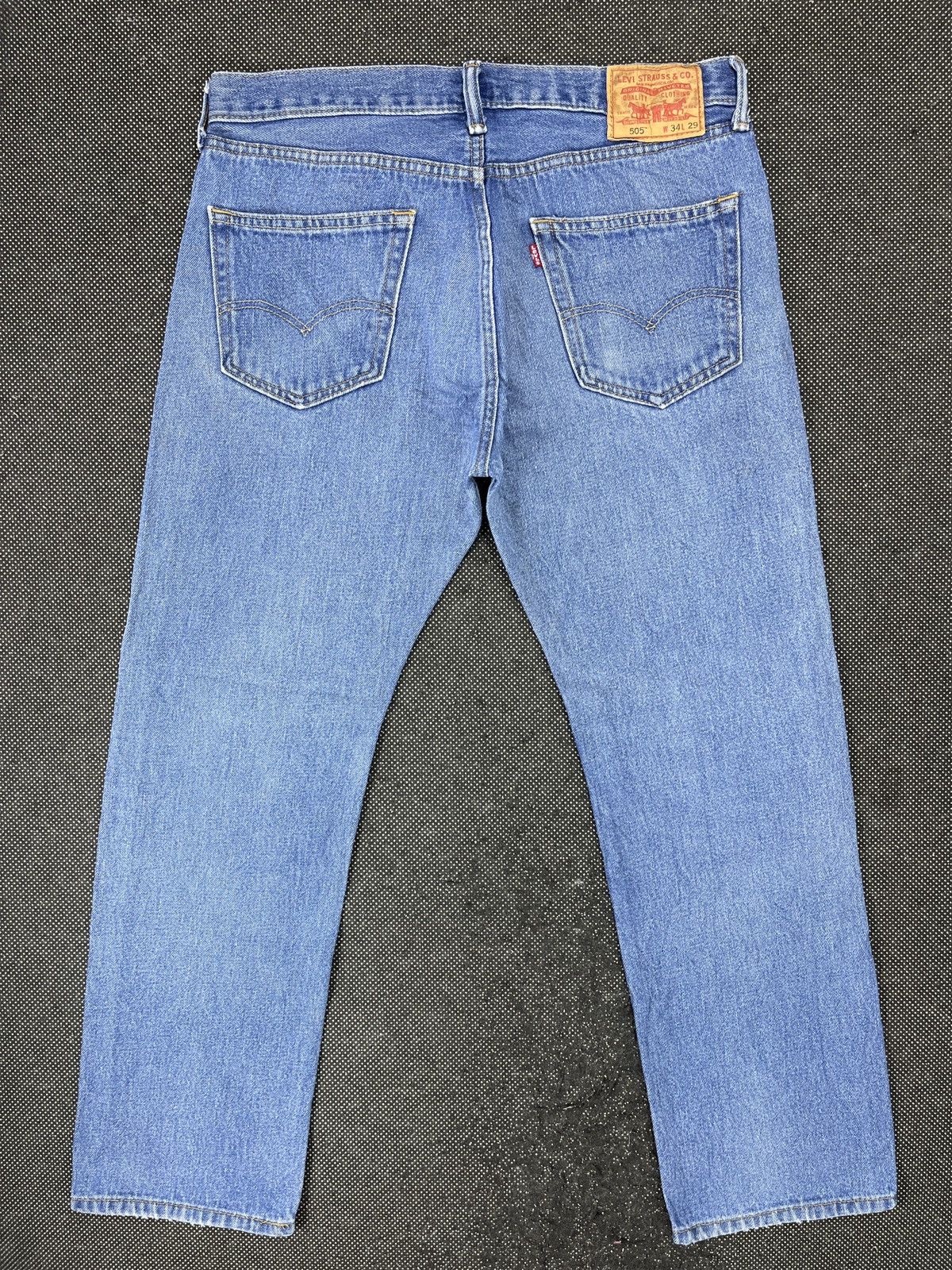 Levi's Vintage Levis 505 Regular Fit Jeans - J728 Size US 34 / EU 50 - 2 Thumbnail