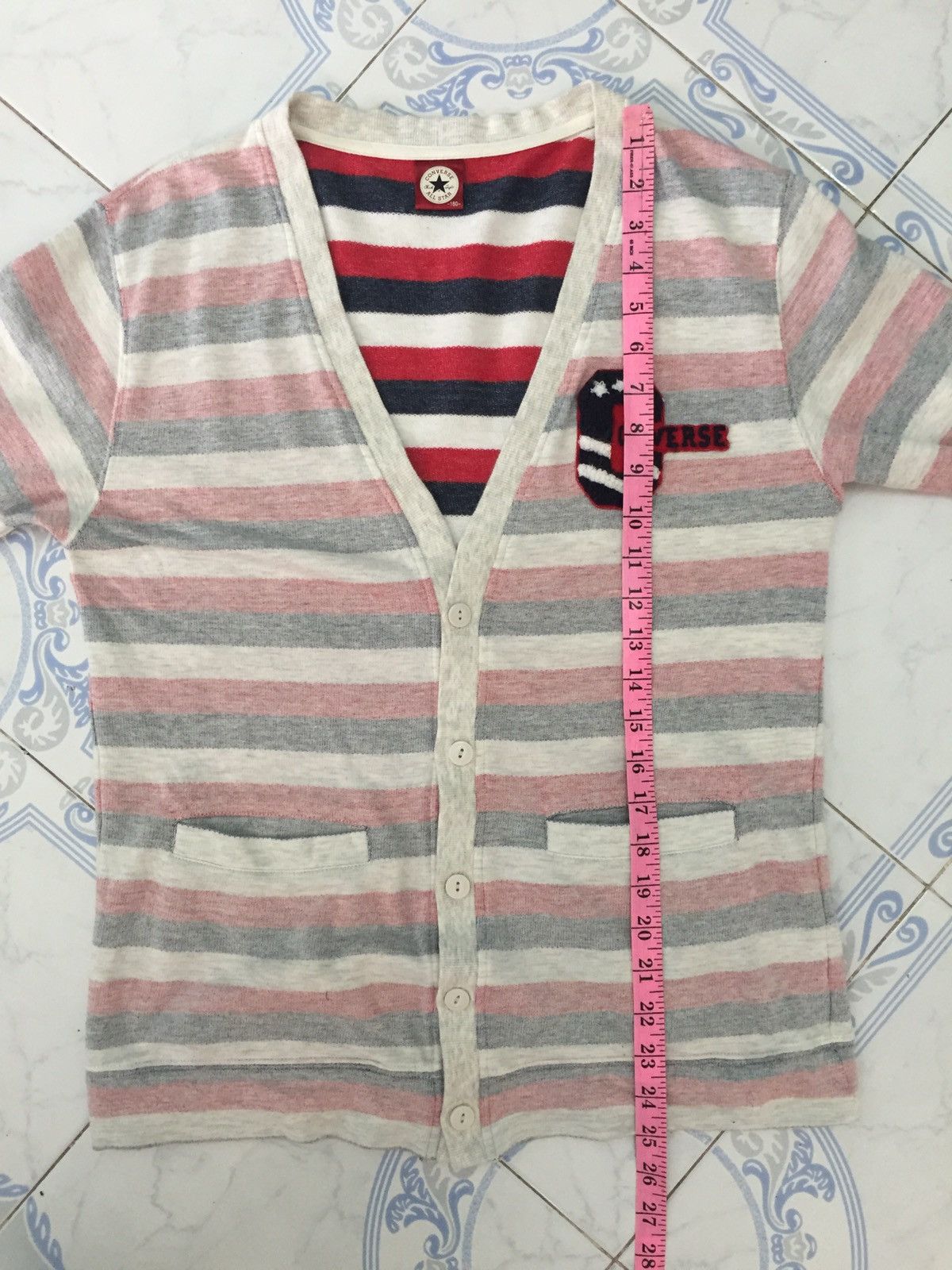 Converse Stripes Converse Cardigan Size US S / EU 44-46 / 1 - 16 Thumbnail