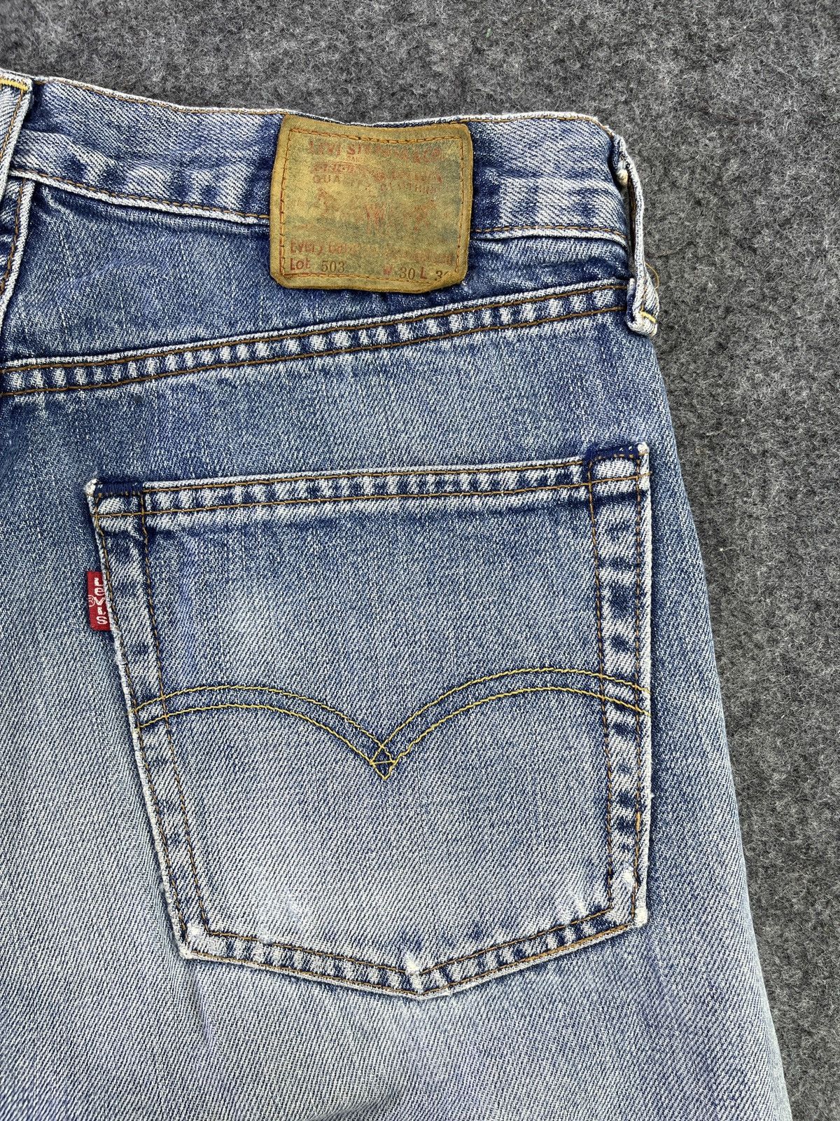 Levi's Vintage Levis 503 Distressed Denim- J906 Size US 30 / EU 46 - 13 Thumbnail