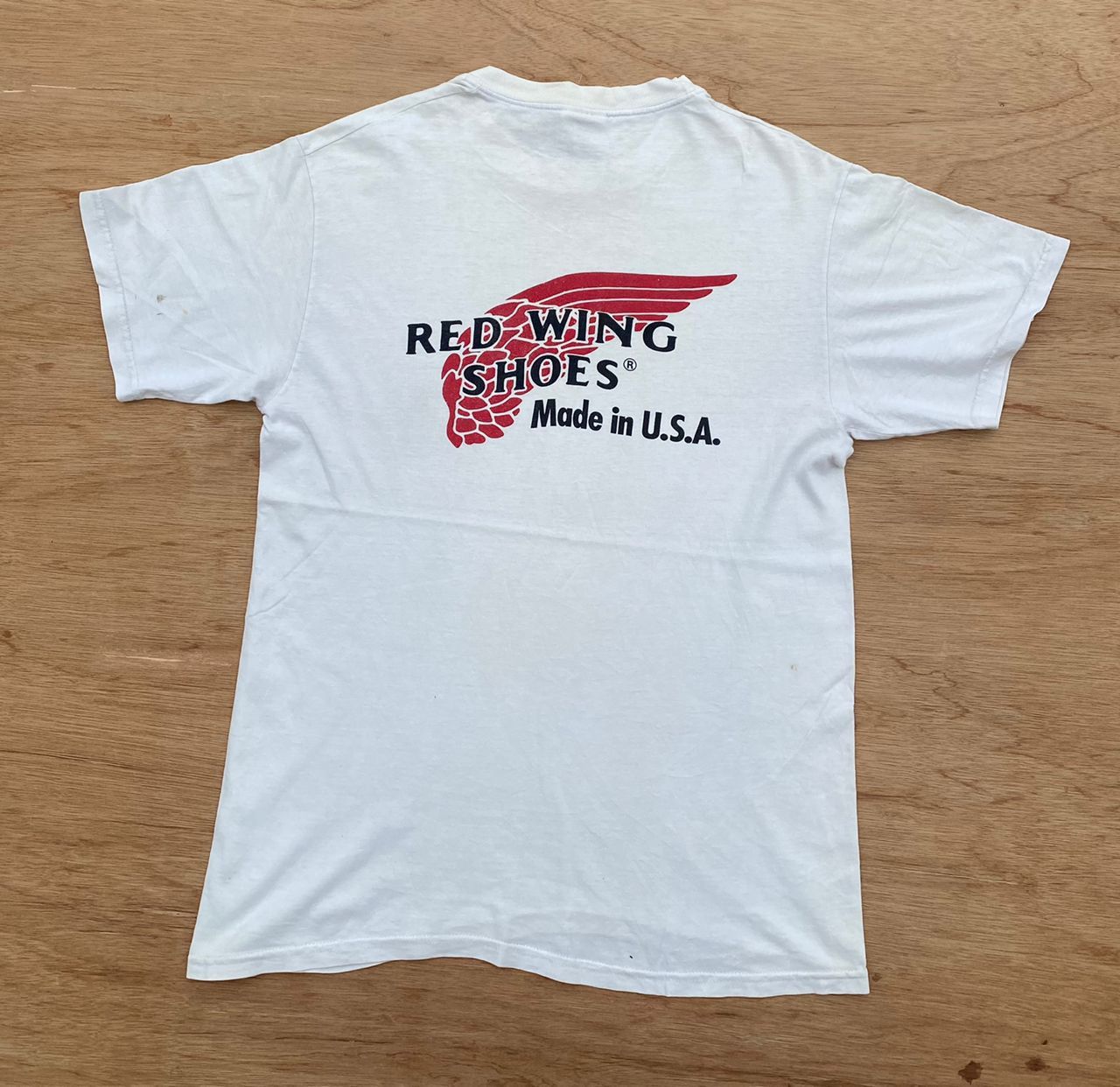 image of Made In USA x Red Wing Vintage Tee D - 21 Red Wing Usa in White, Men's (Size Medium)
