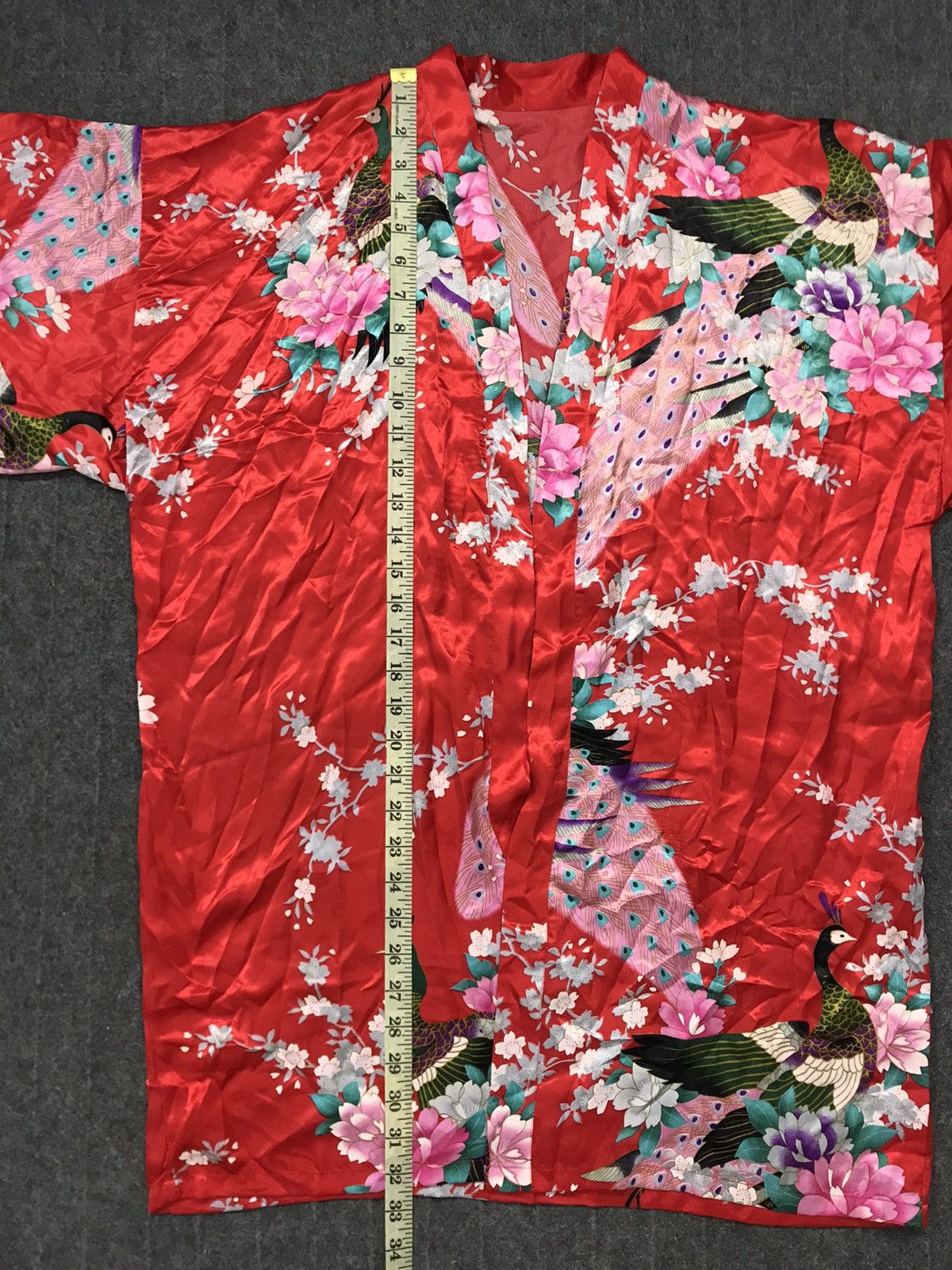 Japanese Brand Noragi Kimono Hanten Jinbei Haori Cardigan Happi Crane Bird Size XL / US 12-14 / IT 48-50 - 6 Thumbnail