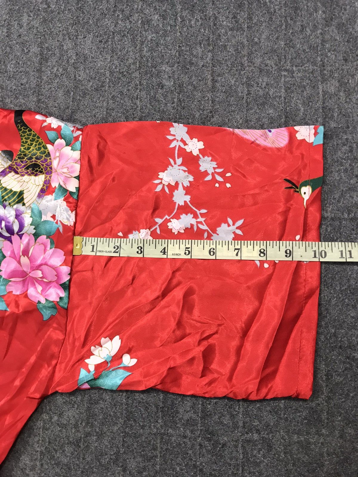 Japanese Brand Noragi Kimono Hanten Jinbei Haori Cardigan Happi Crane Bird Size XL / US 12-14 / IT 48-50 - 7 Thumbnail