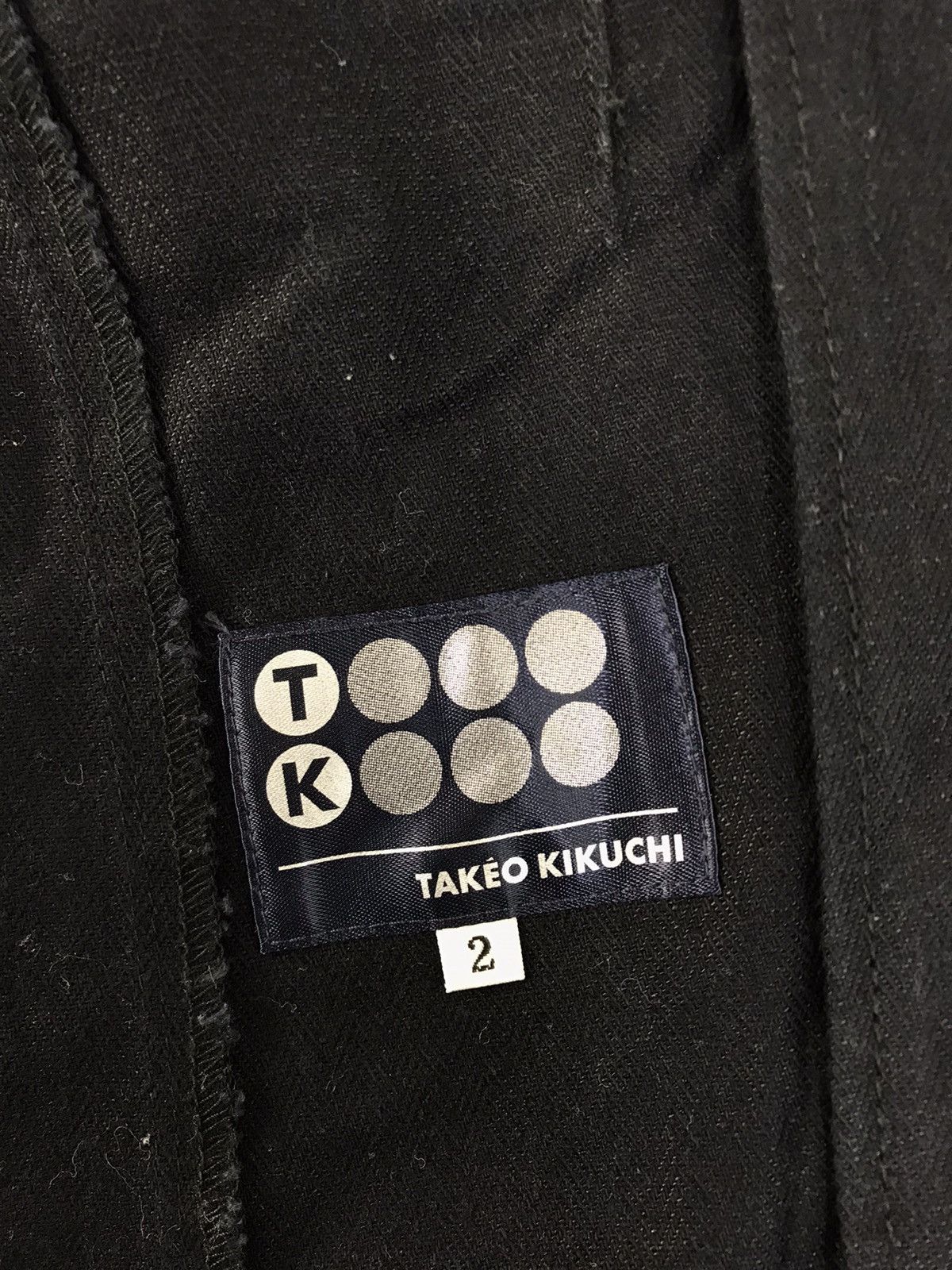 Takeo Kikuchi TK Takeo Kikuchi Black Simple Blazer Coat Jacket Design Size US M / EU 48-50 / 2 - 5 Thumbnail