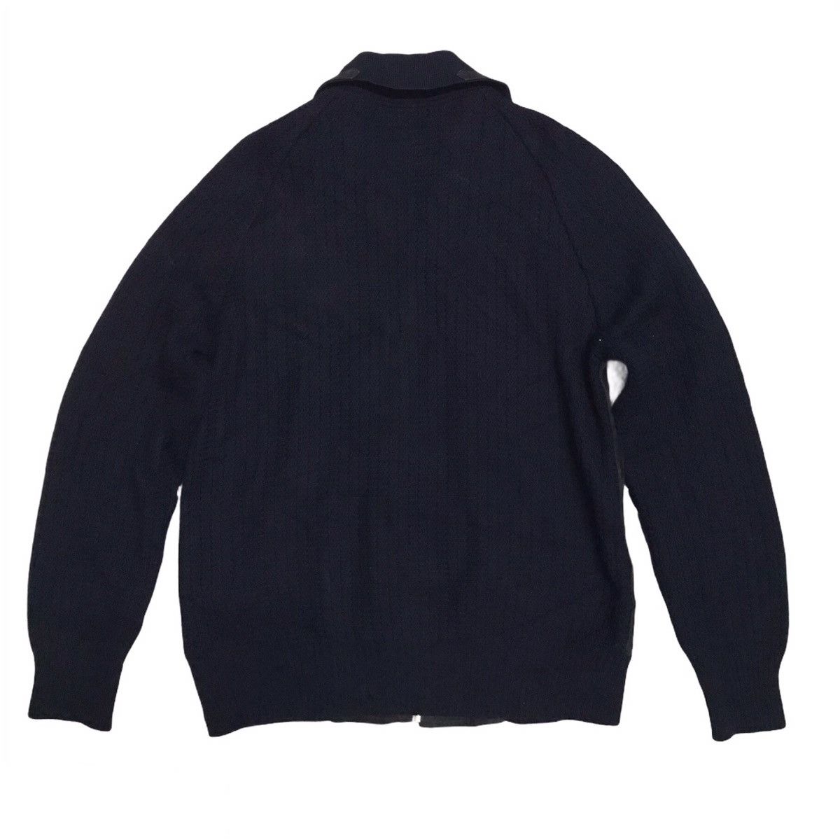 Japanese Brand Tokyo Cross Leather & Knitwear Zipper Jacket Size US M / EU 48-50 / 2 - 2 Thumbnail