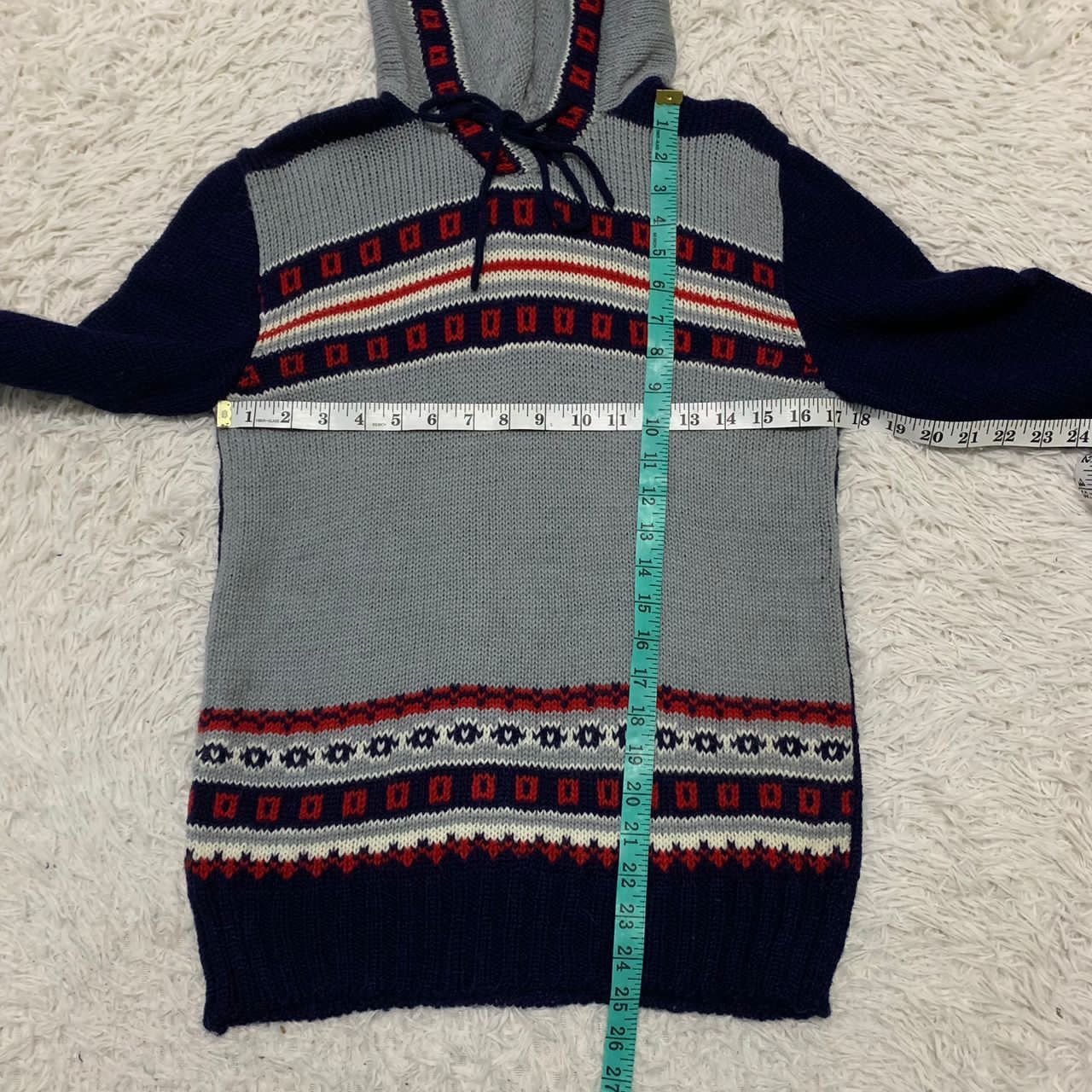 Japanese Brand Play Campus young casual knit hoodie by Liberal Size US XS / EU 42 / 0 - 6 Thumbnail