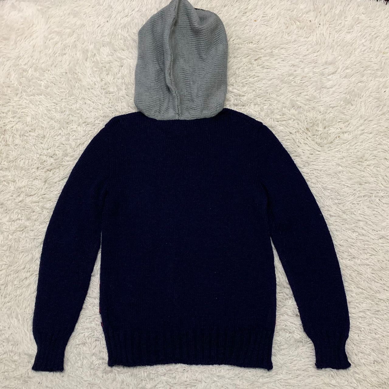 Japanese Brand Play Campus young casual knit hoodie by Liberal Size US XS / EU 42 / 0 - 2 Thumbnail