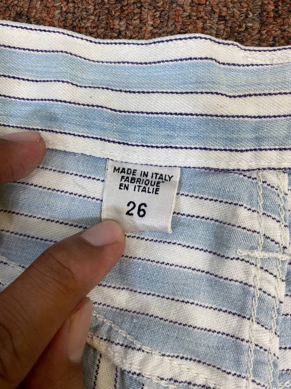 Replay replay short striped pants made in italy Size US 27 - 9 Thumbnail