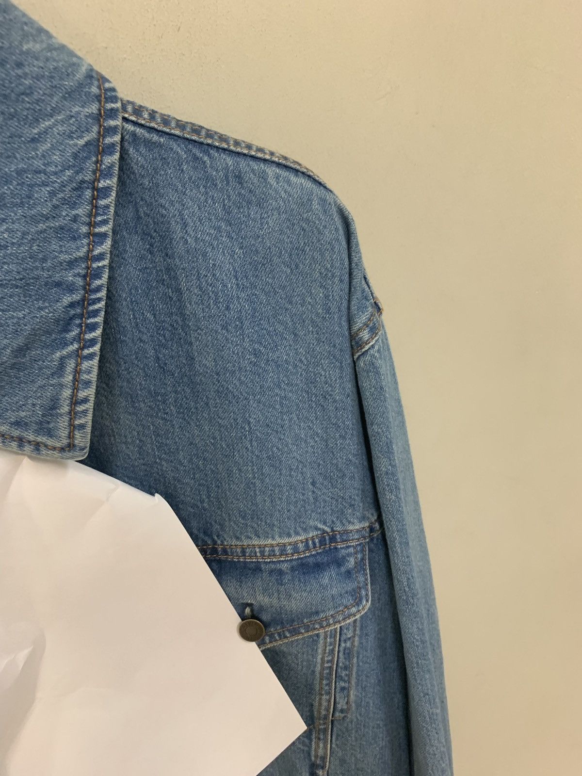 Calvin Klein 205W39NYC Calvin x Jaws Denim Jacket Size US XL / EU 56 / 4 - 8 Thumbnail