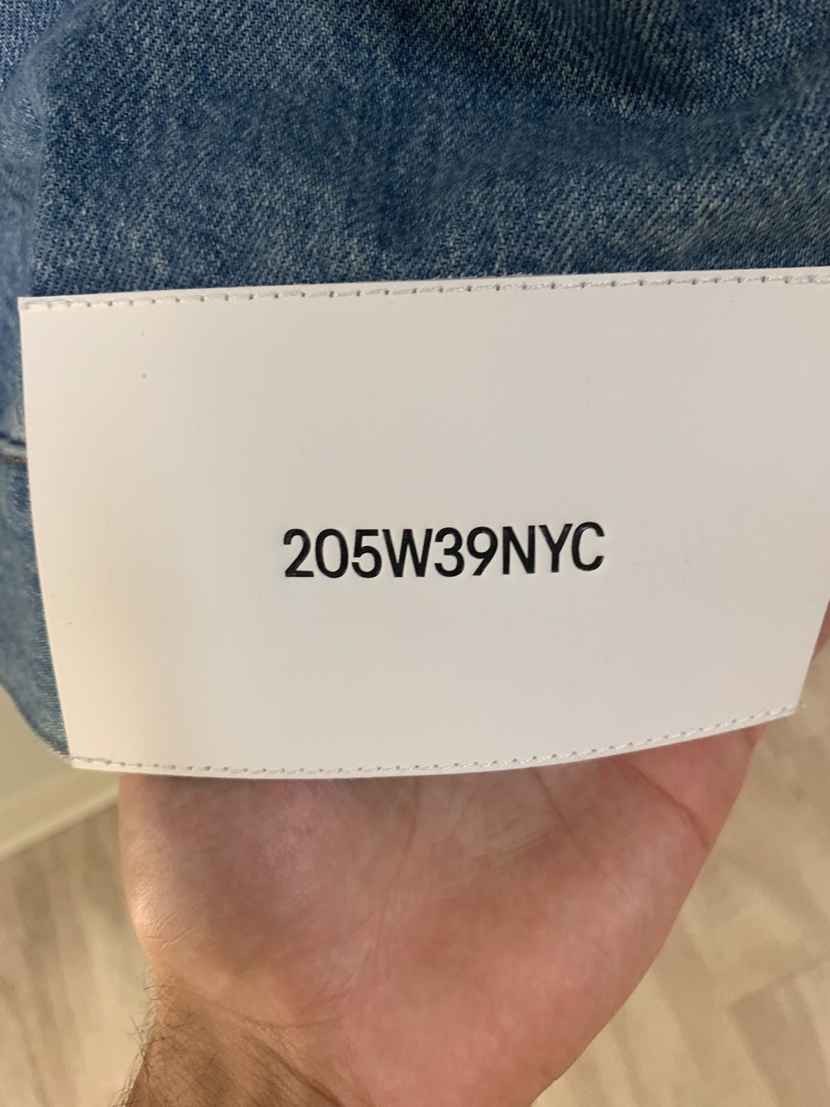 Calvin Klein 205W39NYC Calvin x Jaws Denim Jacket Size US XL / EU 56 / 4 - 4 Thumbnail
