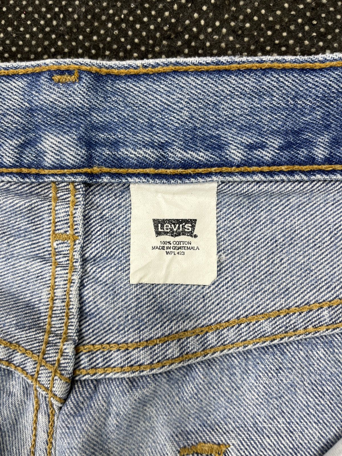 Levi's × Vintage Vintage Levis 501 Ripped Stone Wash Jeans - J654 Size US 33 - 9 Thumbnail