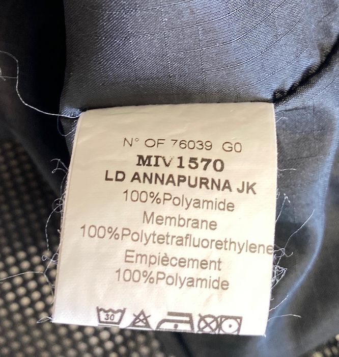 Vintage Millet Annapurna BiStretch GoreTex XCR Jacket Vintage Y2K