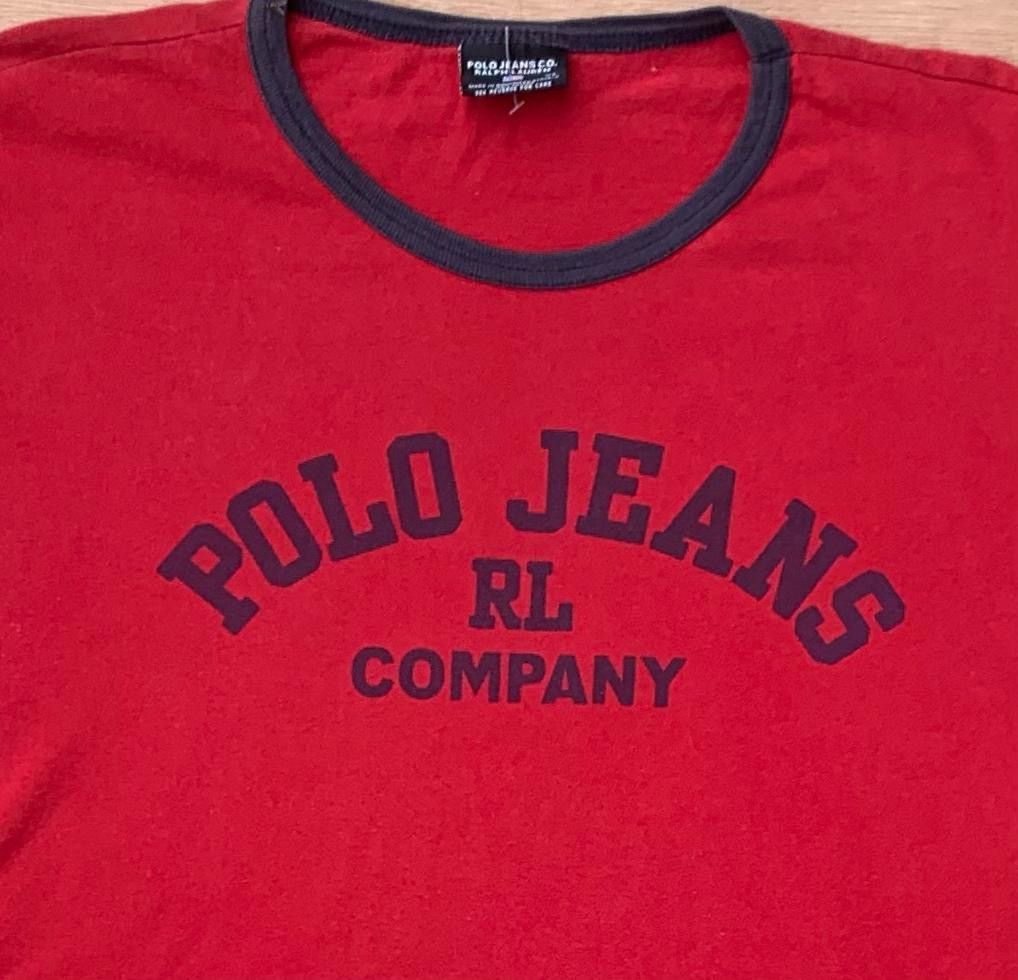 Polo Ralph Lauren × Vintage vintage tee D - 25 Polo jeans Size US XL / EU 56 / 4 - 2 Thumbnail