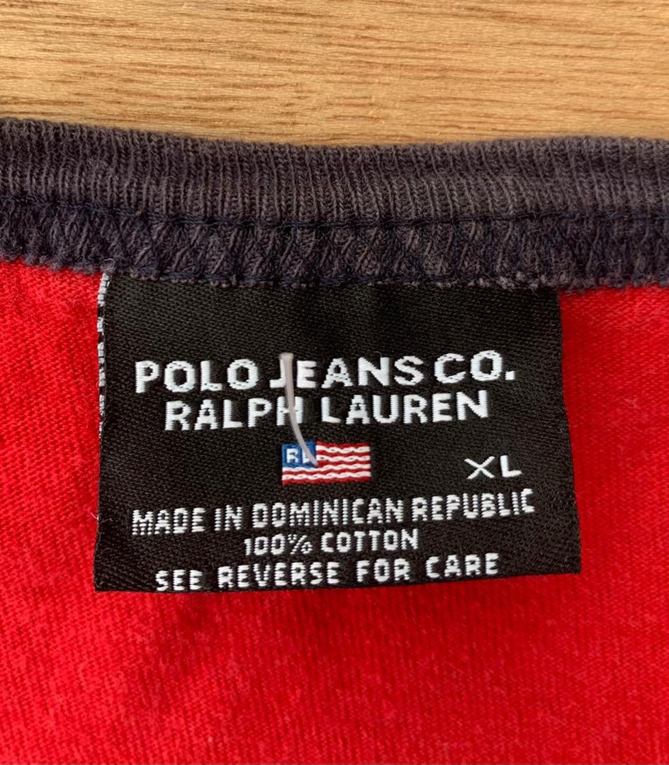 Polo Ralph Lauren × Vintage vintage tee D - 25 Polo jeans Size US XL / EU 56 / 4 - 3 Thumbnail