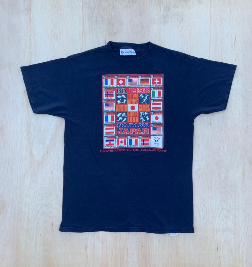 USA Olympics × Vintage vintage tee winter olympic Nagano 98 B19 Size US L / EU 52-54 / 3 - 1 Thumbnail
