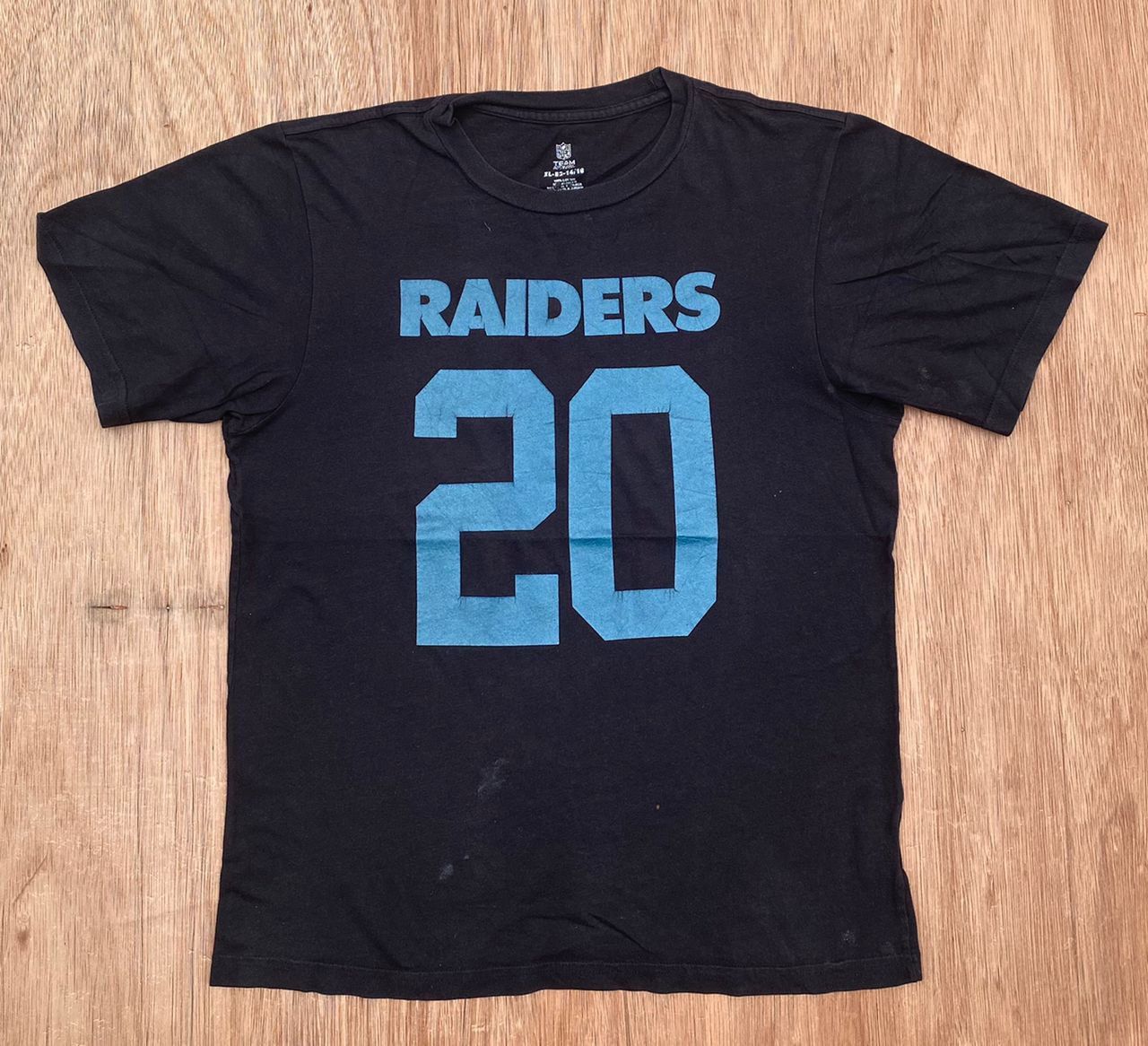 image of Nfl Tee D - 24 Raiders in Black, Men's (Size XL)