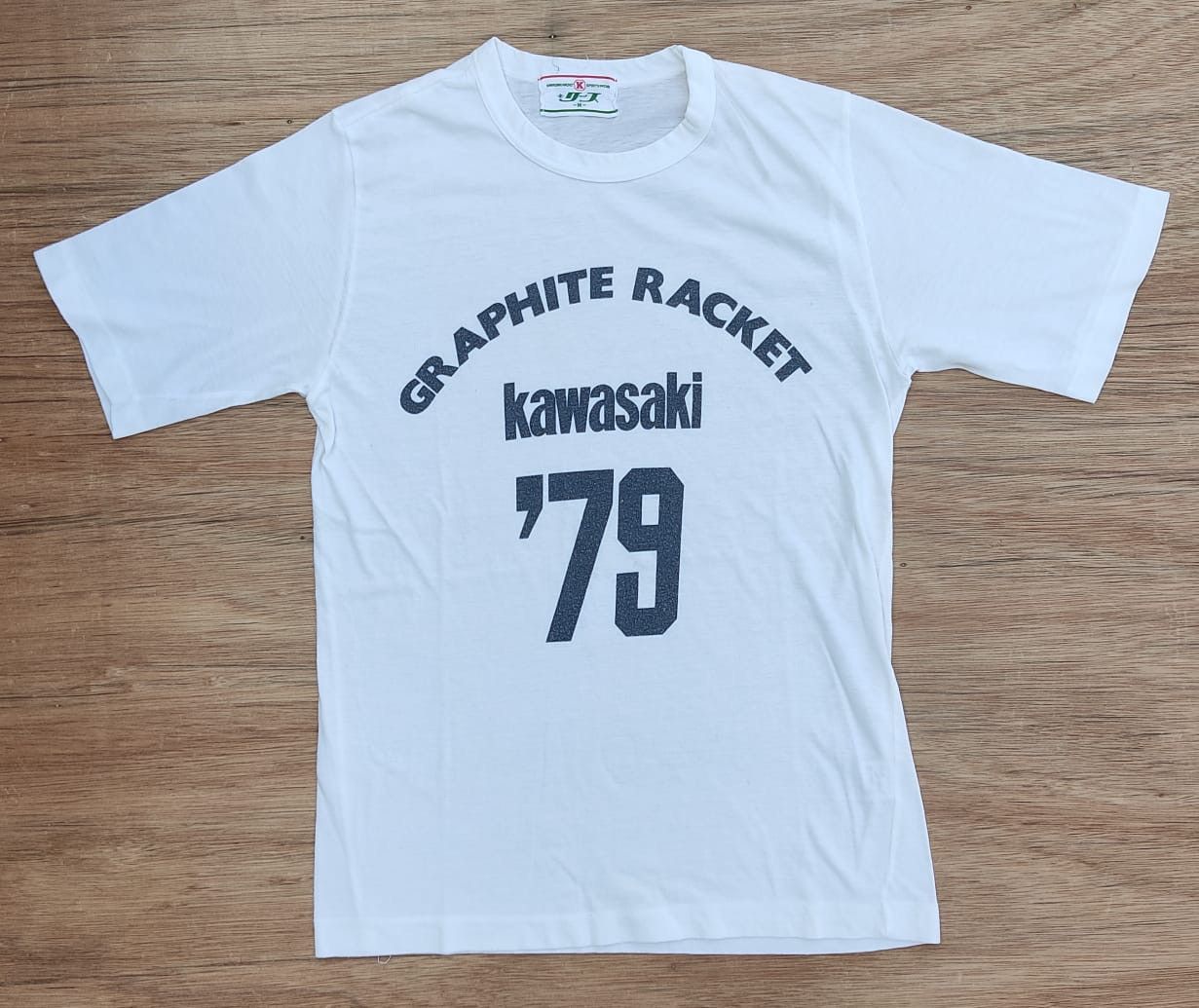 Vintage vintage tee KAWASAKI racing C12 rare Size US M / EU 48-50 / 2 - 1 Thumbnail