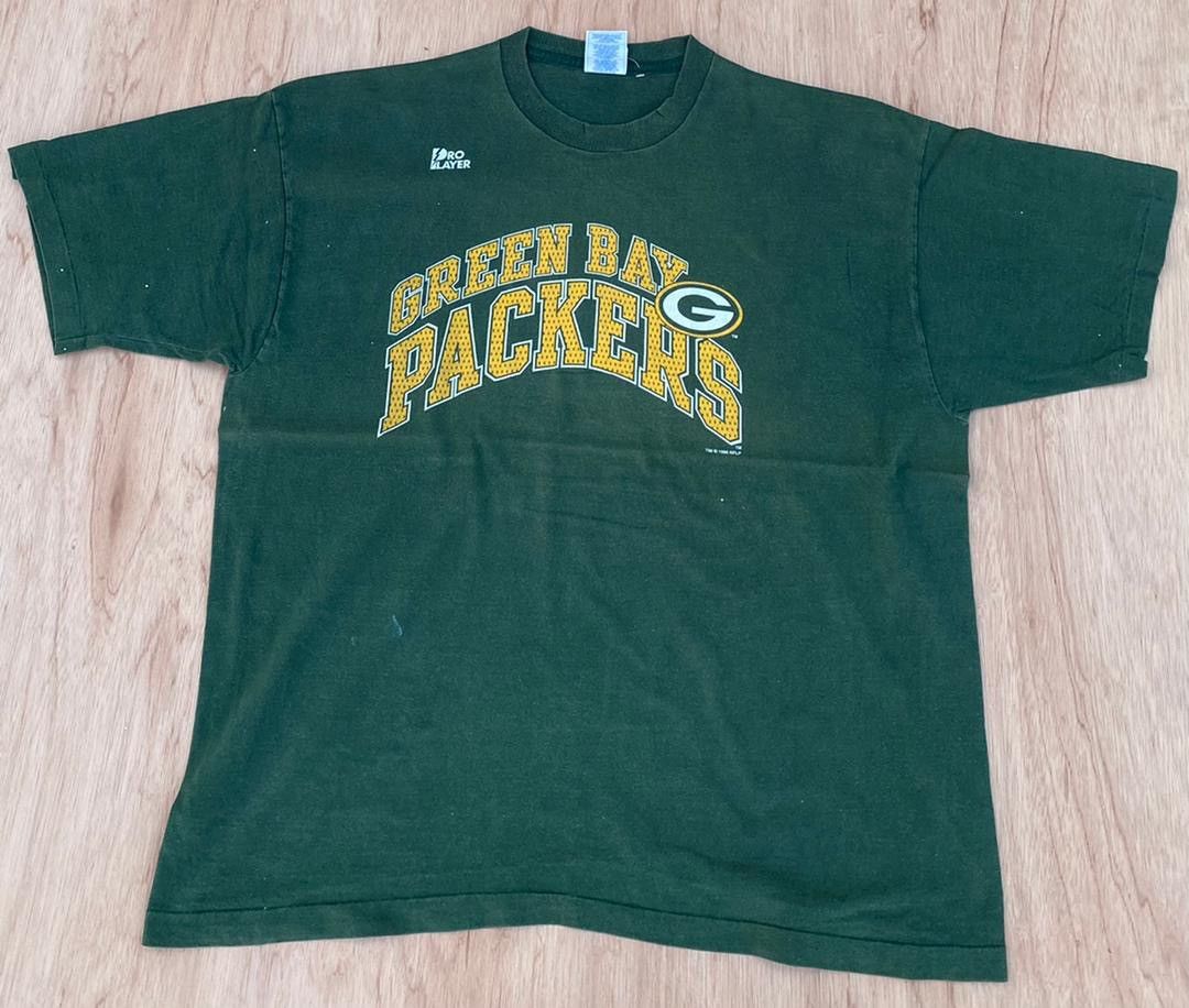 image of Vintage Tee Green Bay Packers ( A 23 ), Men's (Size 2XL)