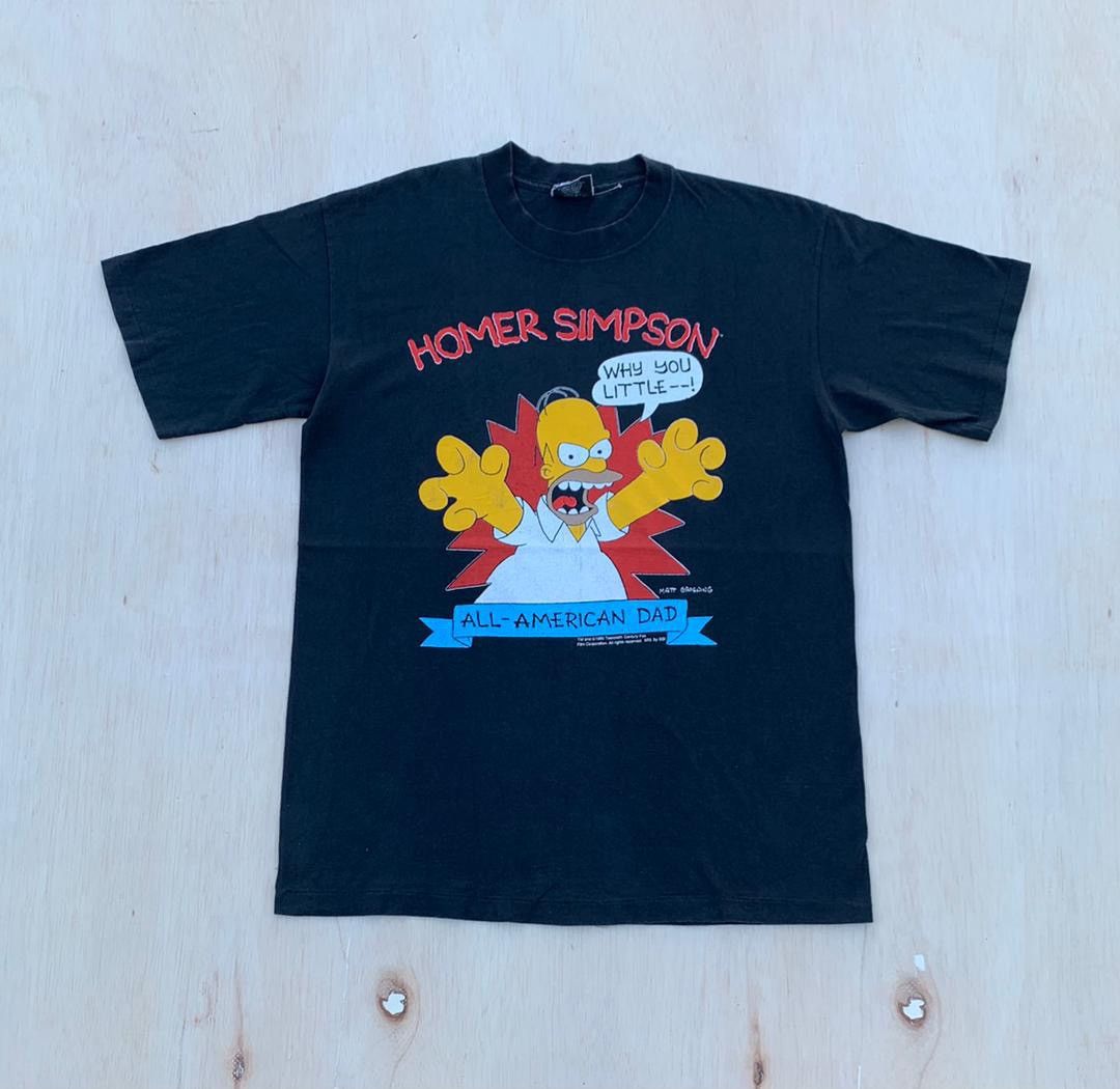 The Simpsons × Vintage vintage tee The Simpsons A25 Size US XL / EU 56 / 4 - 1 Thumbnail