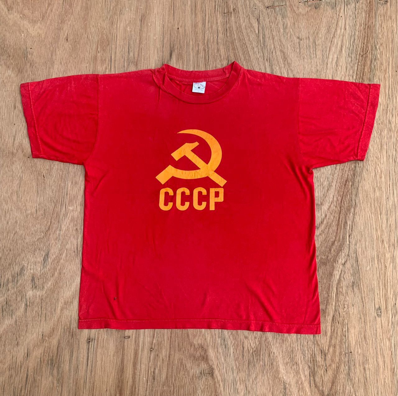 Vintage Vintage Tee D 34 CCCP old Russia Soviet Union Size US L / EU 52-54 / 3 - 1 Thumbnail