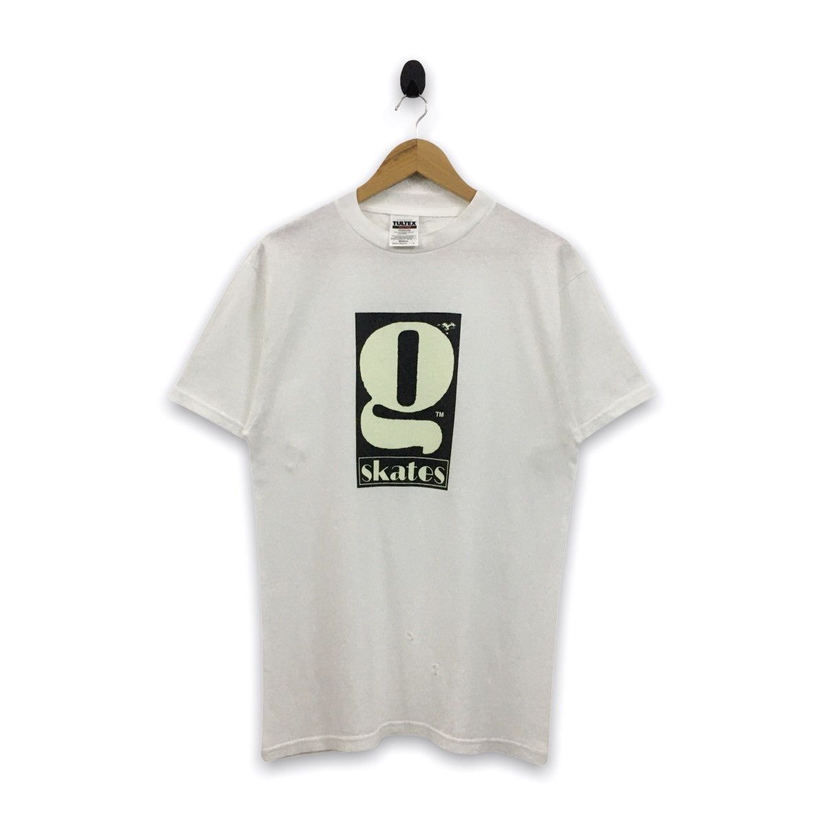 Vintage × Welcome Skateboards Rare Vintage 90s G Skate Glow In The Dark Printed Tshirt Size US M / EU 48-50 / 2 - 1 Thumbnail