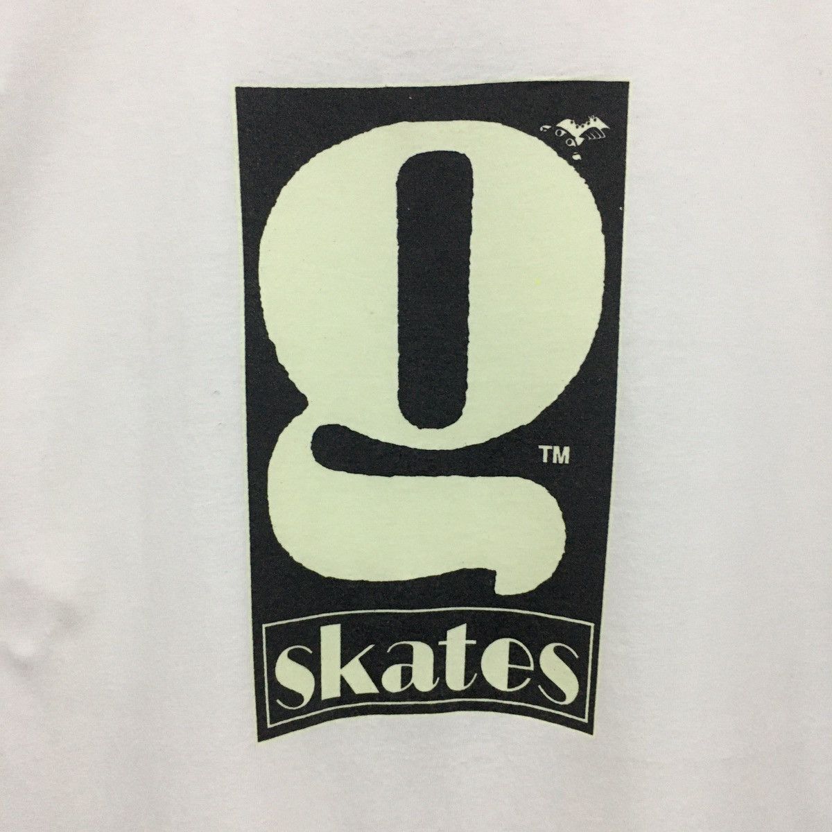 Vintage × Welcome Skateboards Rare Vintage 90s G Skate Glow In The Dark Printed Tshirt Size US M / EU 48-50 / 2 - 7 Thumbnail