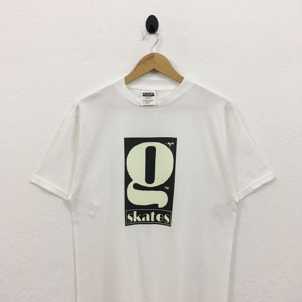 Vintage × Welcome Skateboards Rare Vintage 90s G Skate Glow In The Dark Printed Tshirt Size US M / EU 48-50 / 2 - 9 Thumbnail