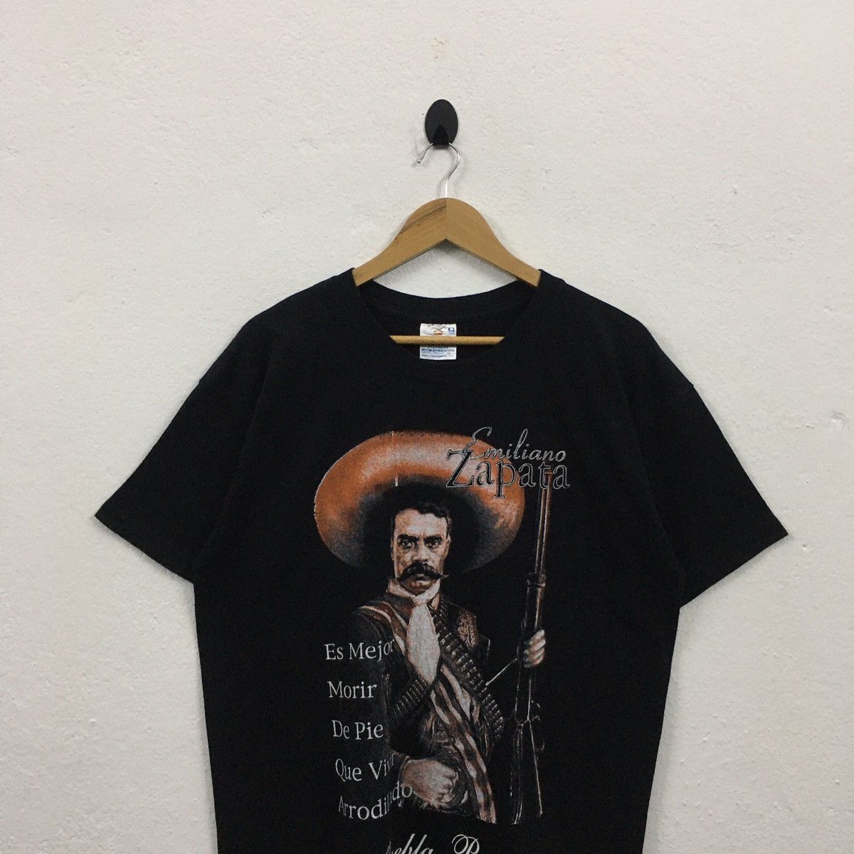 Vintage Vintage Emiliano Zapata Mexican Revolution Armed Struggle Size US L / EU 52-54 / 3 - 4 Thumbnail