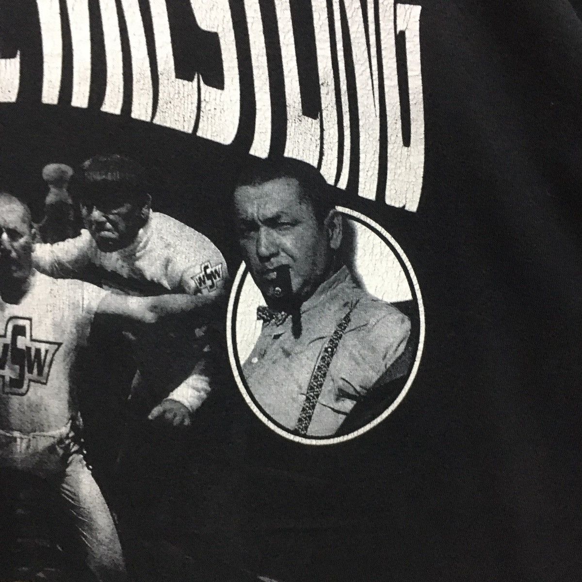 Vintage Rare Vintage The Three Stooges Wild Stooge Wrestling WSW Size US XXL / EU 58 / 5 - 4 Thumbnail
