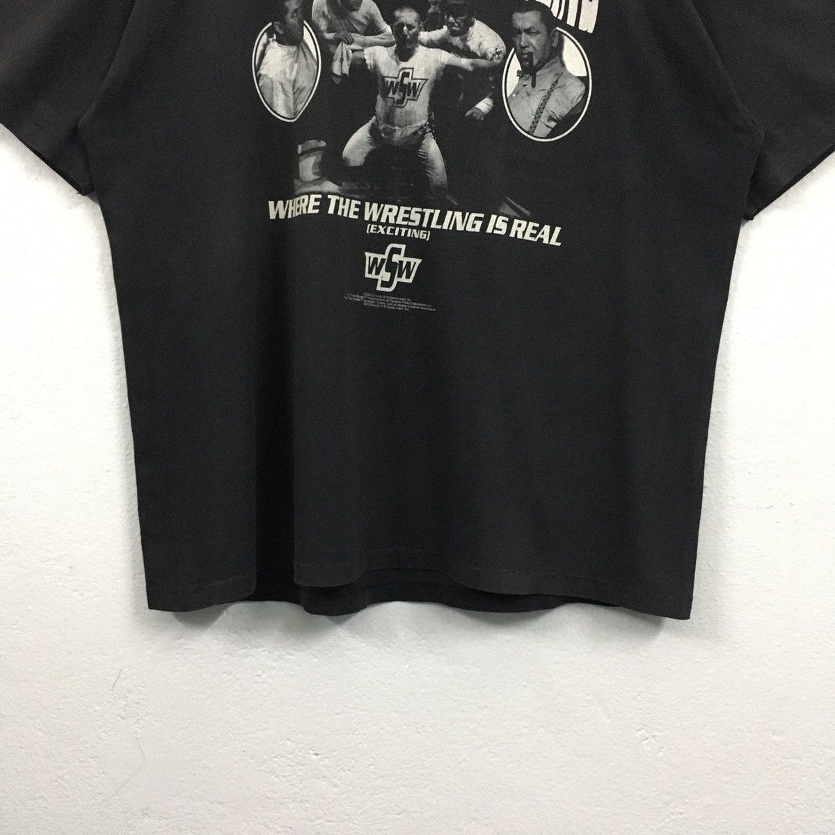 Vintage Rare Vintage The Three Stooges Wild Stooge Wrestling WSW Size US XXL / EU 58 / 5 - 10 Thumbnail