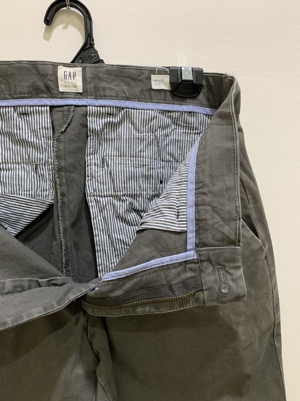 Gap × Japanese Brand GAP Vintage Slimfit Straight Cut Casual Trouser Slack Pant Size US 34 / EU 50 - 15 Thumbnail