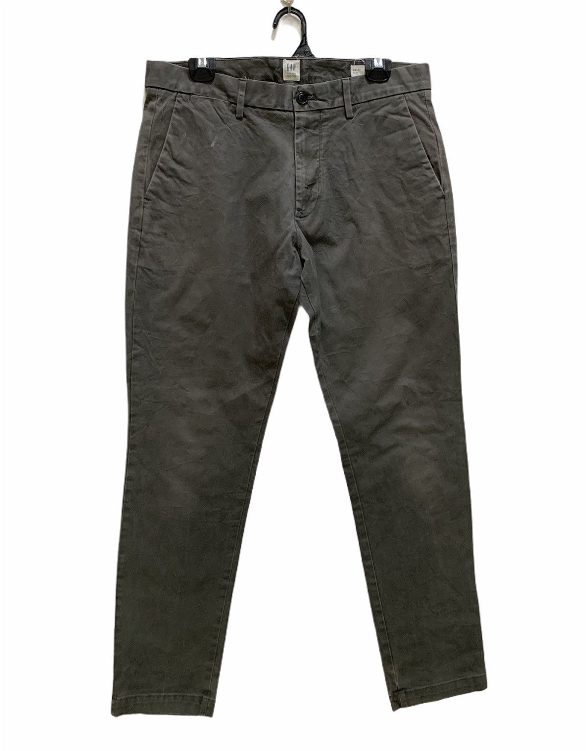 Gap × Japanese Brand GAP Vintage Slimfit Straight Cut Casual Trouser Slack Pant Size US 34 / EU 50 - 1 Thumbnail