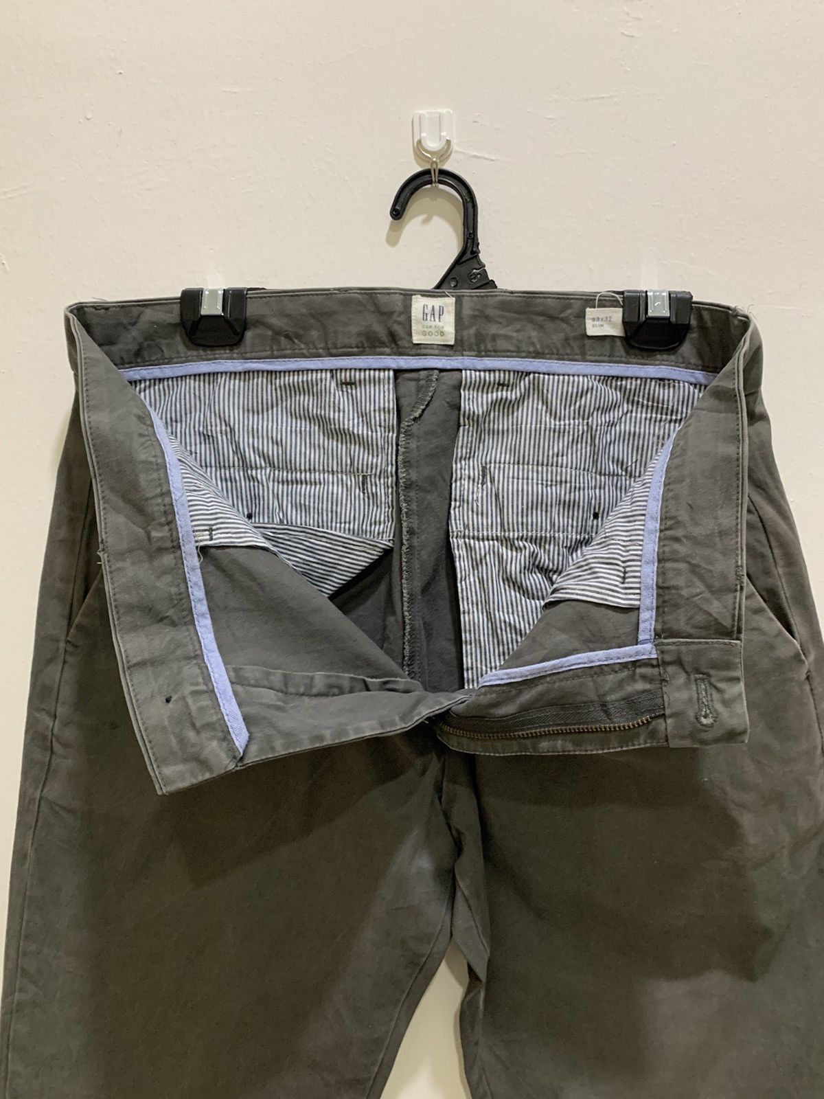 Gap × Japanese Brand GAP Vintage Slimfit Straight Cut Casual Trouser Slack Pant Size US 34 / EU 50 - 13 Thumbnail
