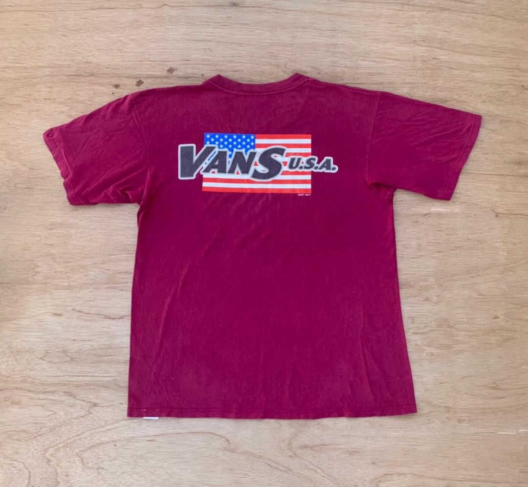 Vans × Vintage vintage tee Vans Usa C3 Size US L / EU 52-54 / 3 - 1 Thumbnail