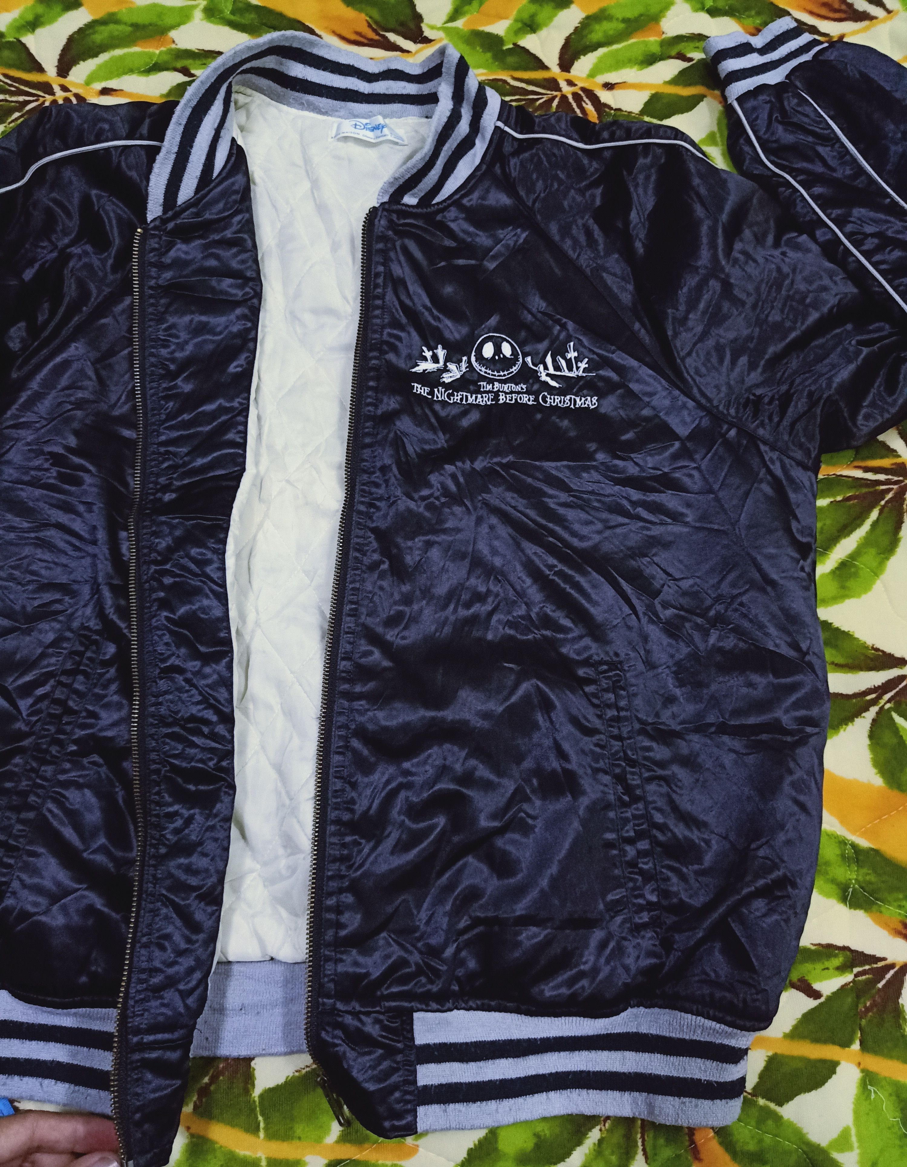 Disney Tim Burton Belle Maison satin Bombers Jacket Size US L / EU 52-54 / 3 - 4 Thumbnail