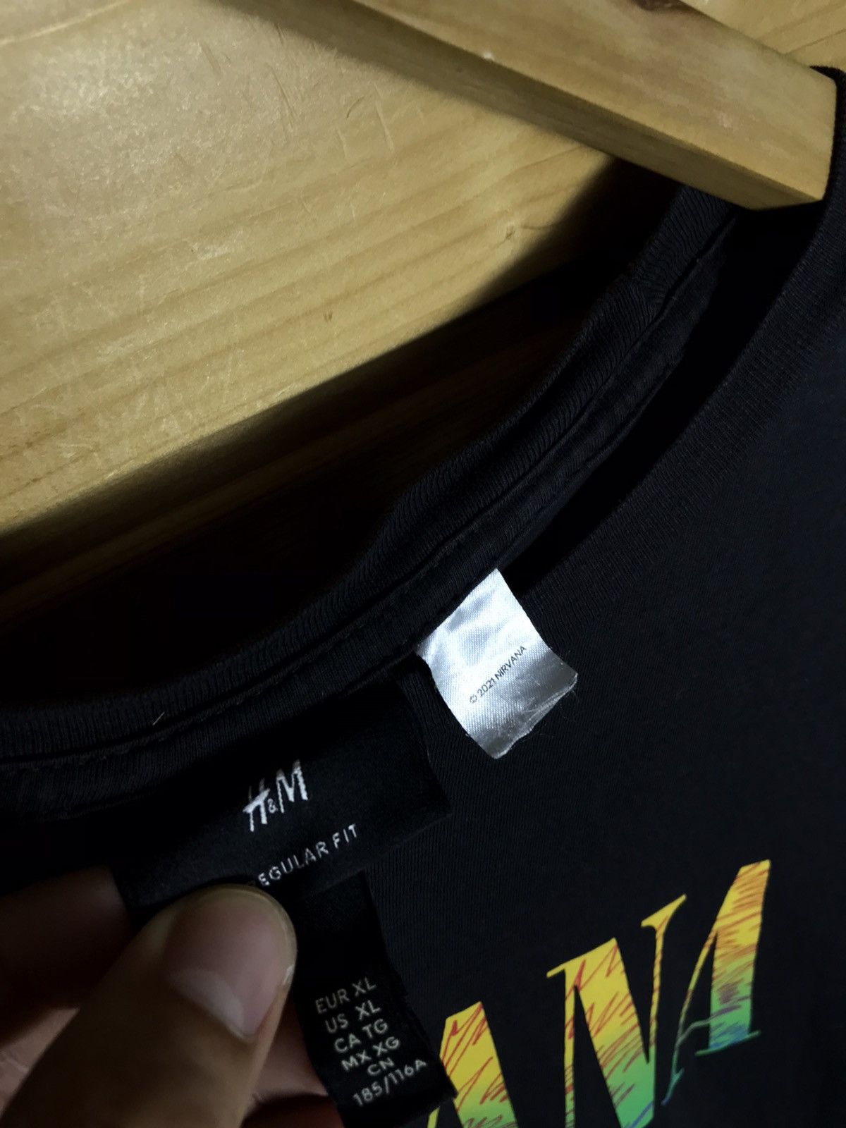 Band Tees Nirvana t-shirt Size US XL / EU 56 / 4 - 6 Thumbnail