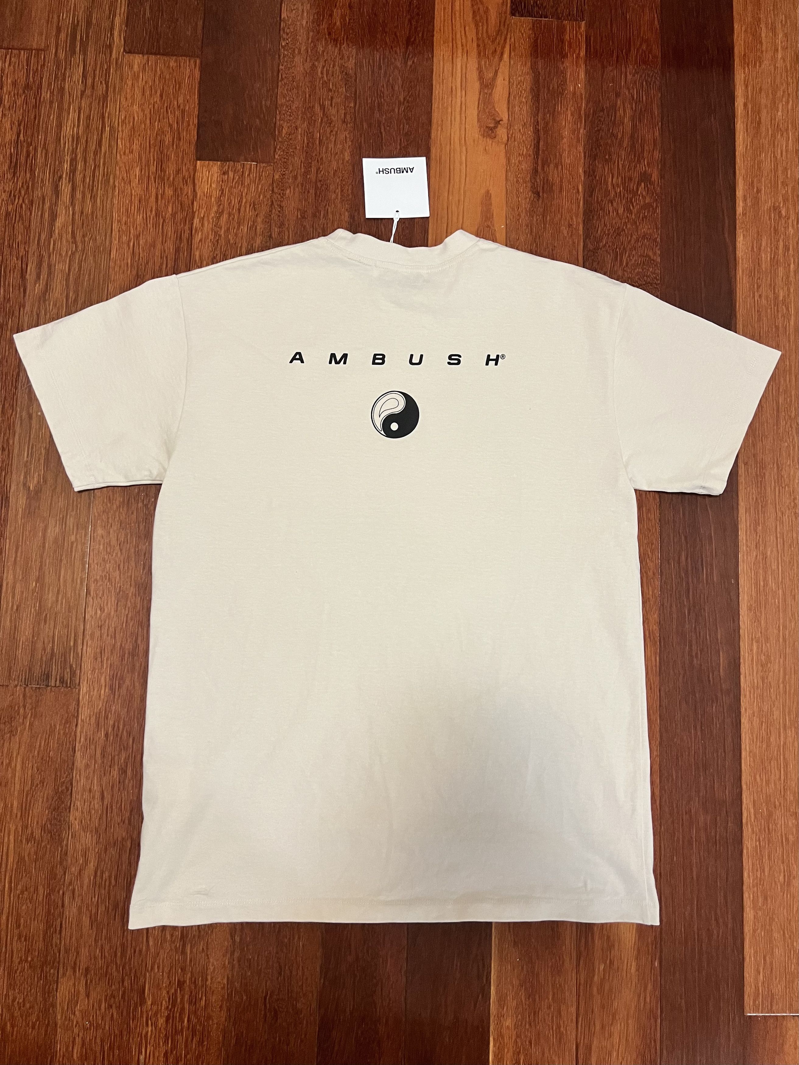 Ambush Design 💚 SS19 Ambush Design All Equal Before A Wave Cream Tee Size US L / EU 52-54 / 3 - 2 Thumbnail